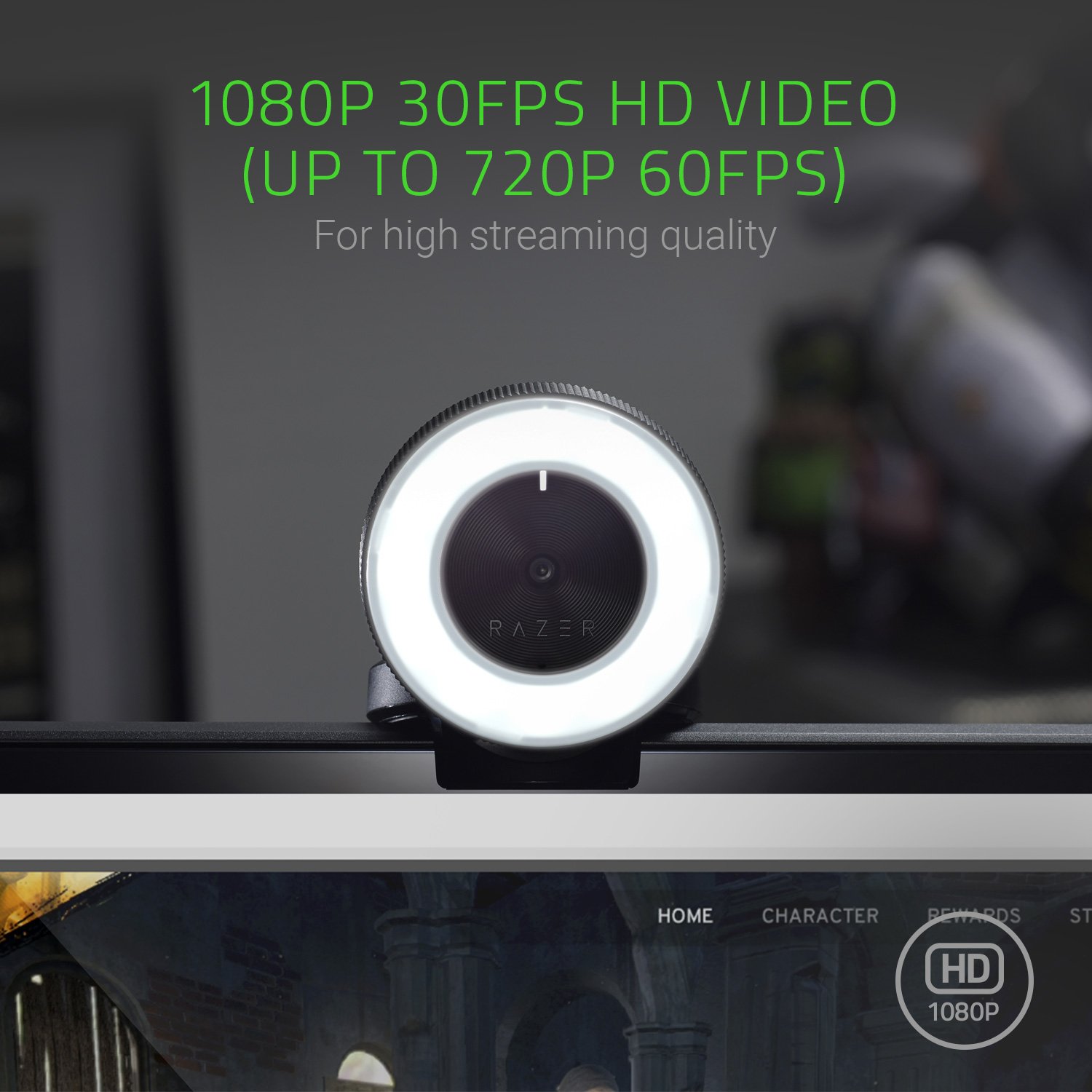 razer-kiyo-streaming-webcam-with-ring-light-1080p-30-fps image 4