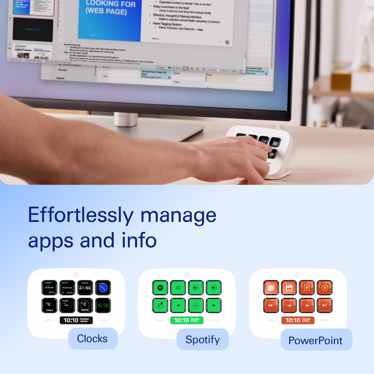 elgato-stream-deck-neo-8-customizable-keys-2-touch-points-automates-tasks-works- image 4