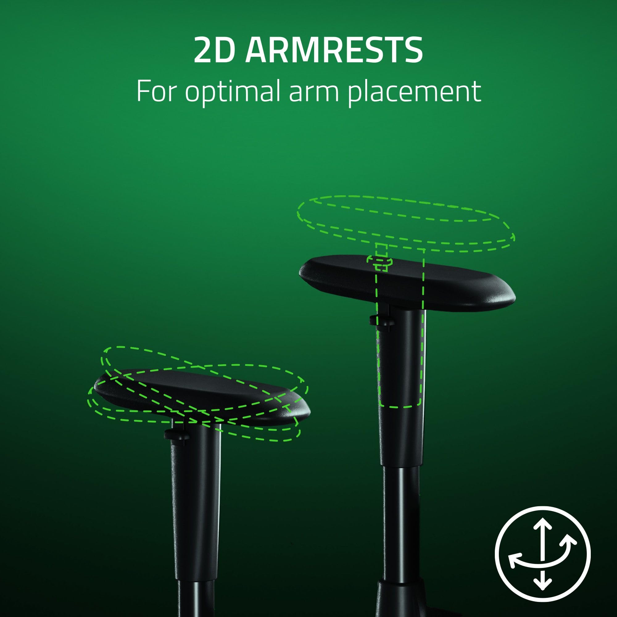 razer-iskur-v2-x-ergonomic-gaming-chair-built-in-lumbar-support-plush-fabric-152 image 8