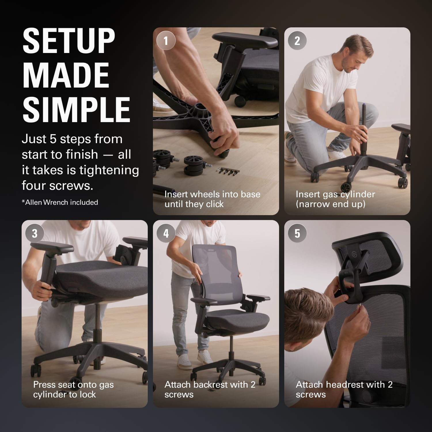 elgato-embrace-ergonomic-studio-chair-mesh-back-waterfall-edge-seat-4d-armrests- image 7