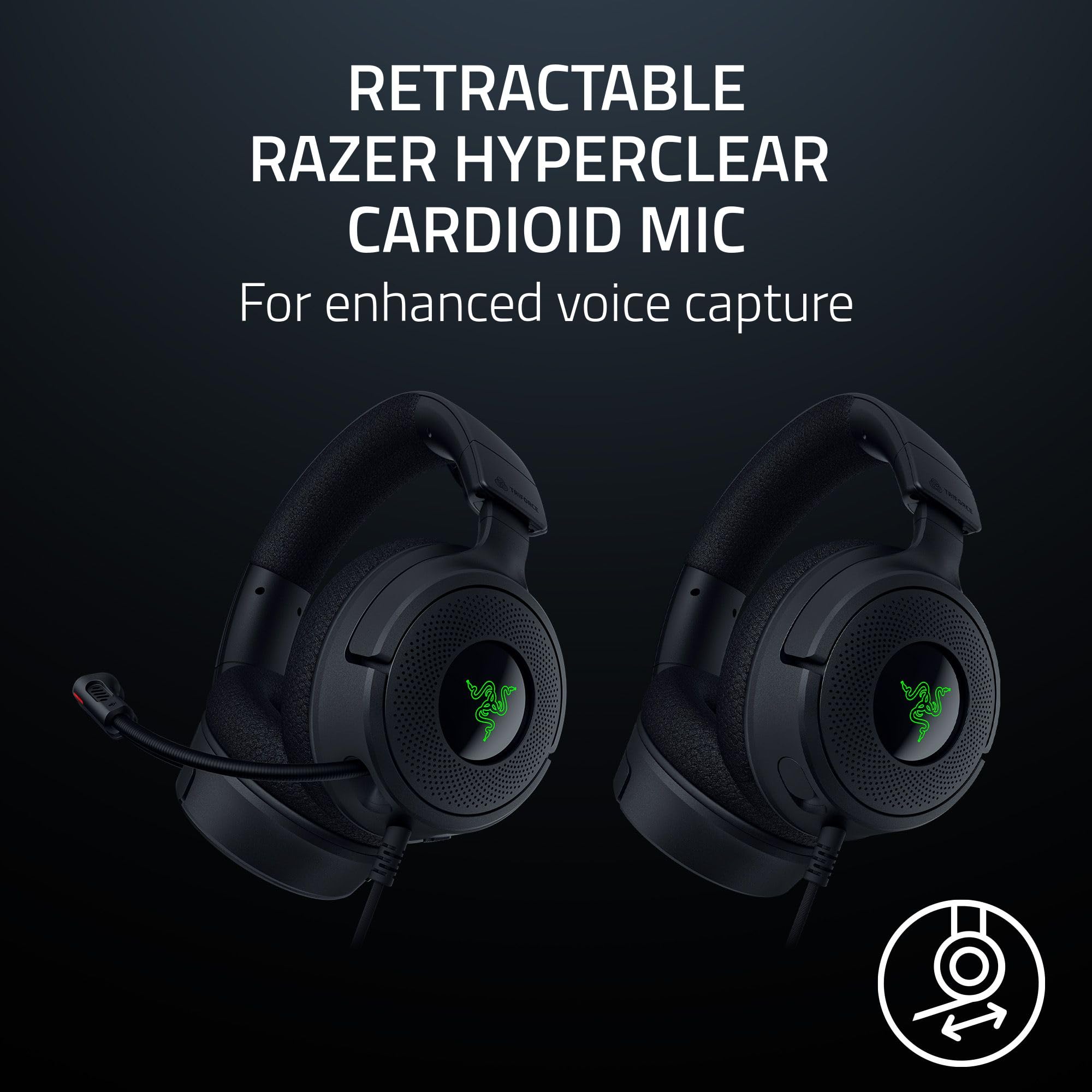 razer-kraken-v4-x-wired-gaming-headset-triforce-40mm-drivers-cardioid-mic-7-1-su image 3