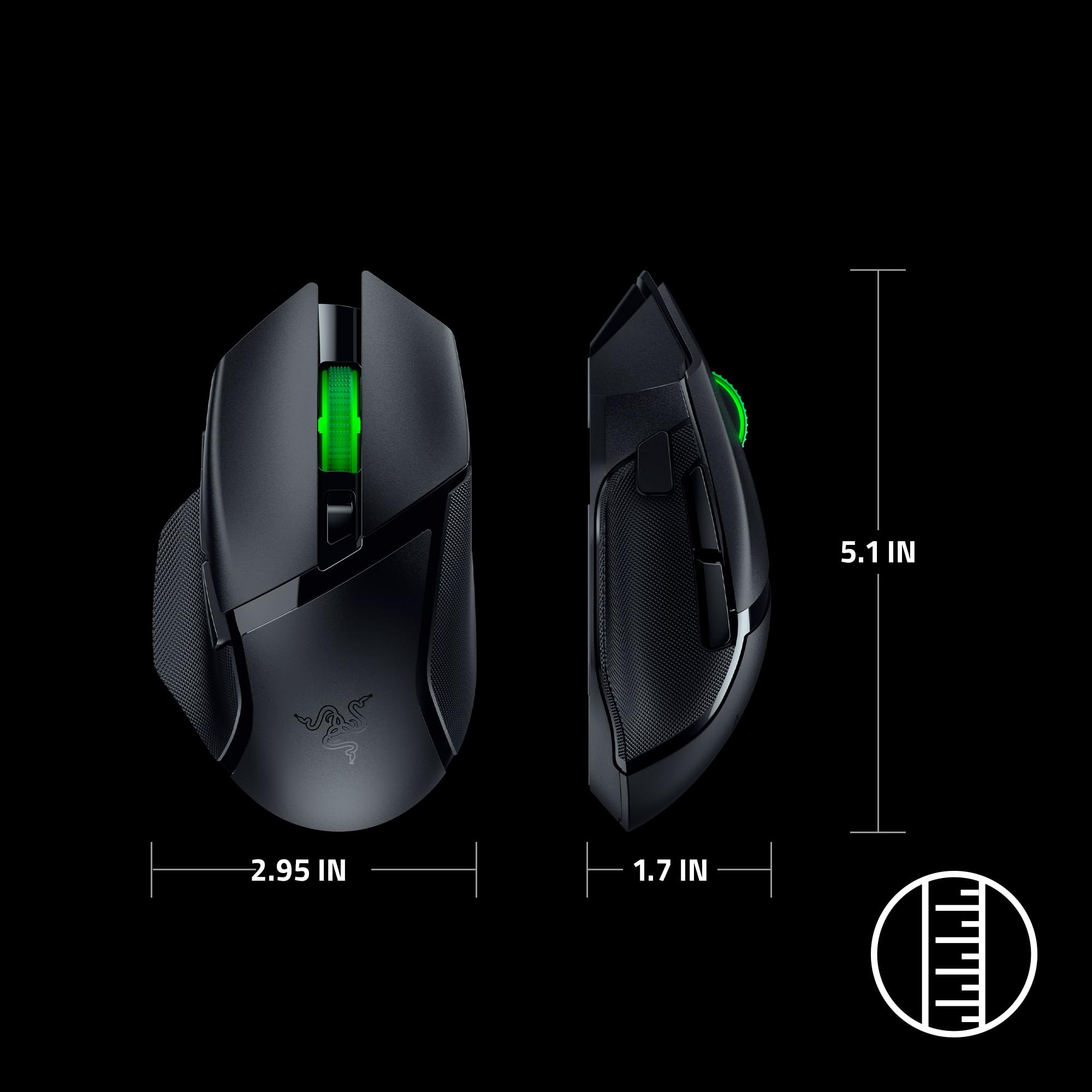 razer-basilisk-v3-x-hyperspeed-wireless-gaming-mouse-18k-dpi-9-programmable-cont image 8