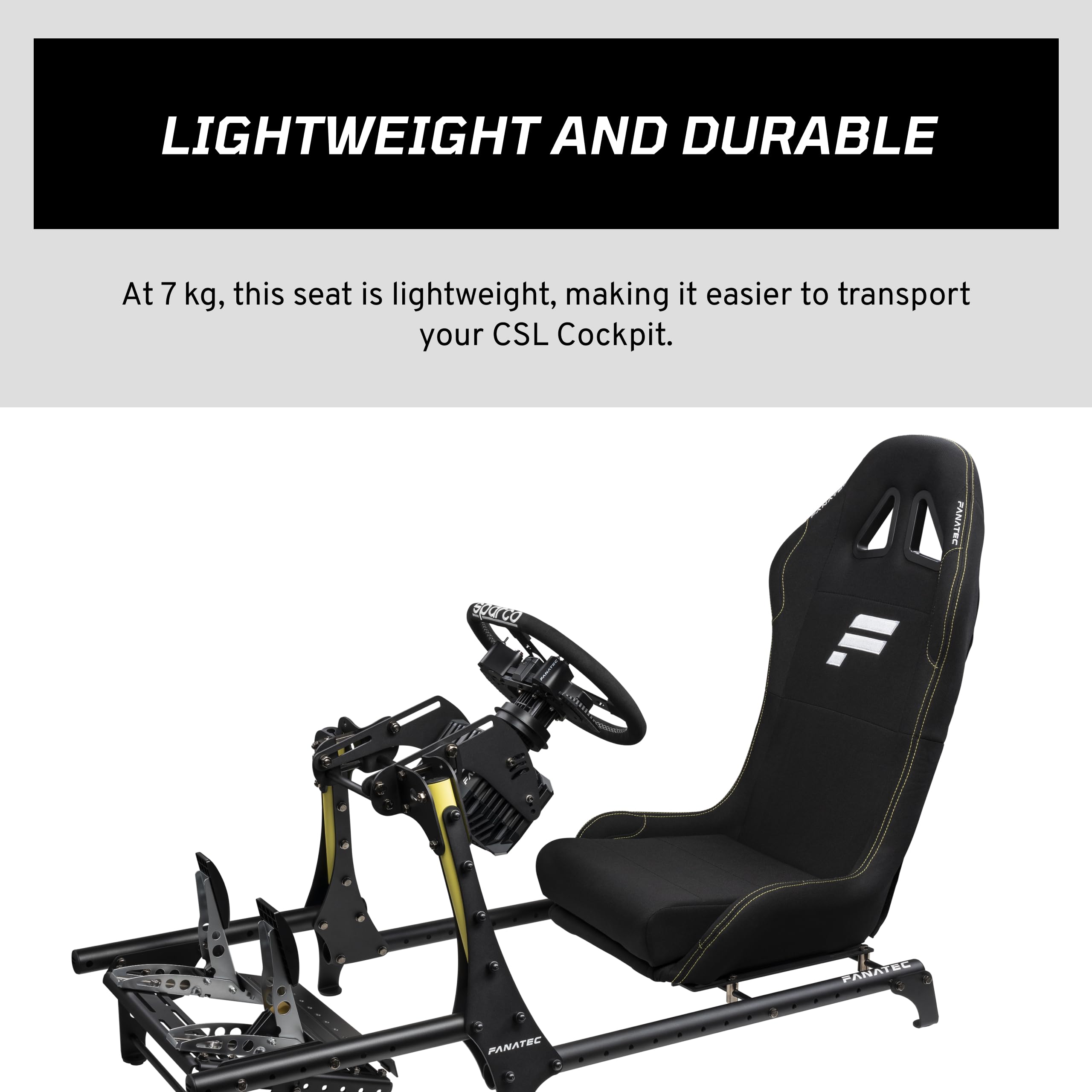 fanatec-csl-cockpit-seat-lightweight-durable-for-csl-cockpit image 5