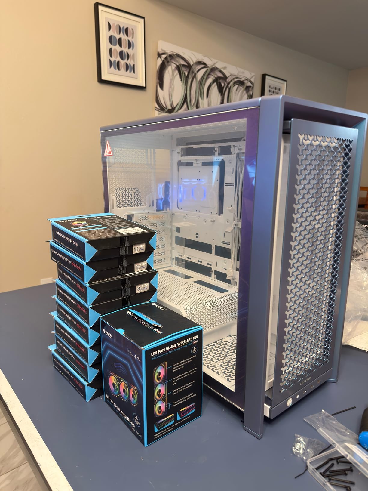 Great airflow, but front panel is flimsy