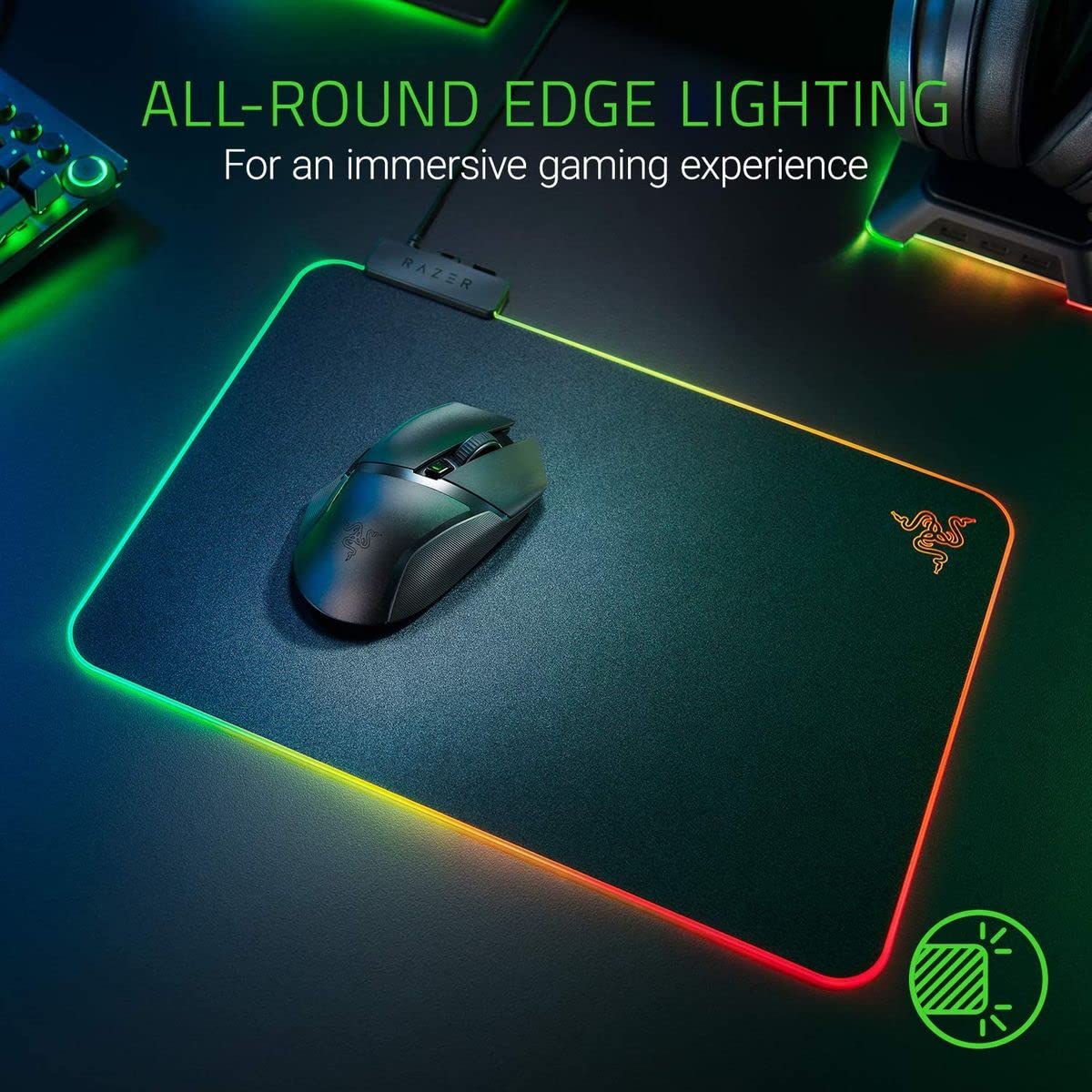 razer-firefly-hard-v2-rgb-gaming-mouse-pad-customizable-chroma-lighting-built-in image 6