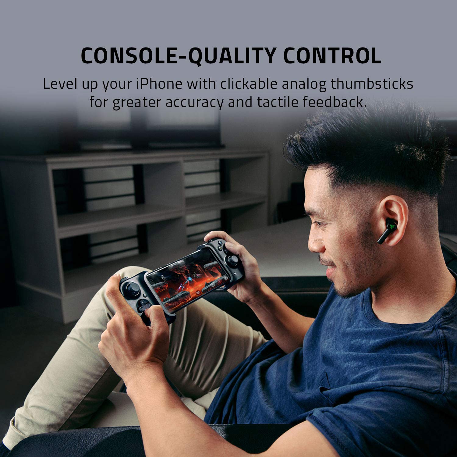 razer-kishi-mobile-game-controller-for-iphone-lightning-mfi-certified-zero-laten image 4