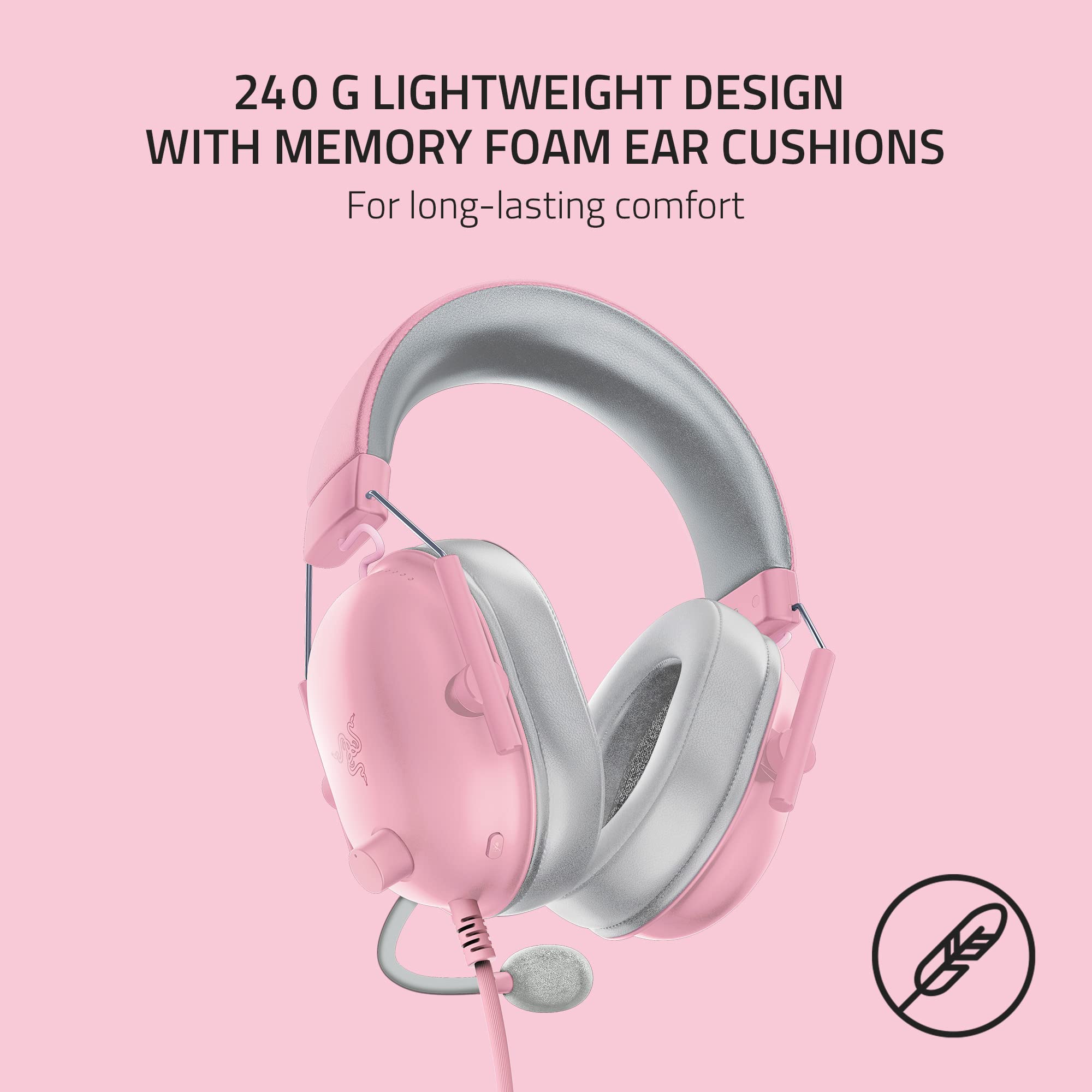 razer-blackshark-v2-x-gaming-headset-7-1-surround-sound-50mm-drivers-memory-foam image 6