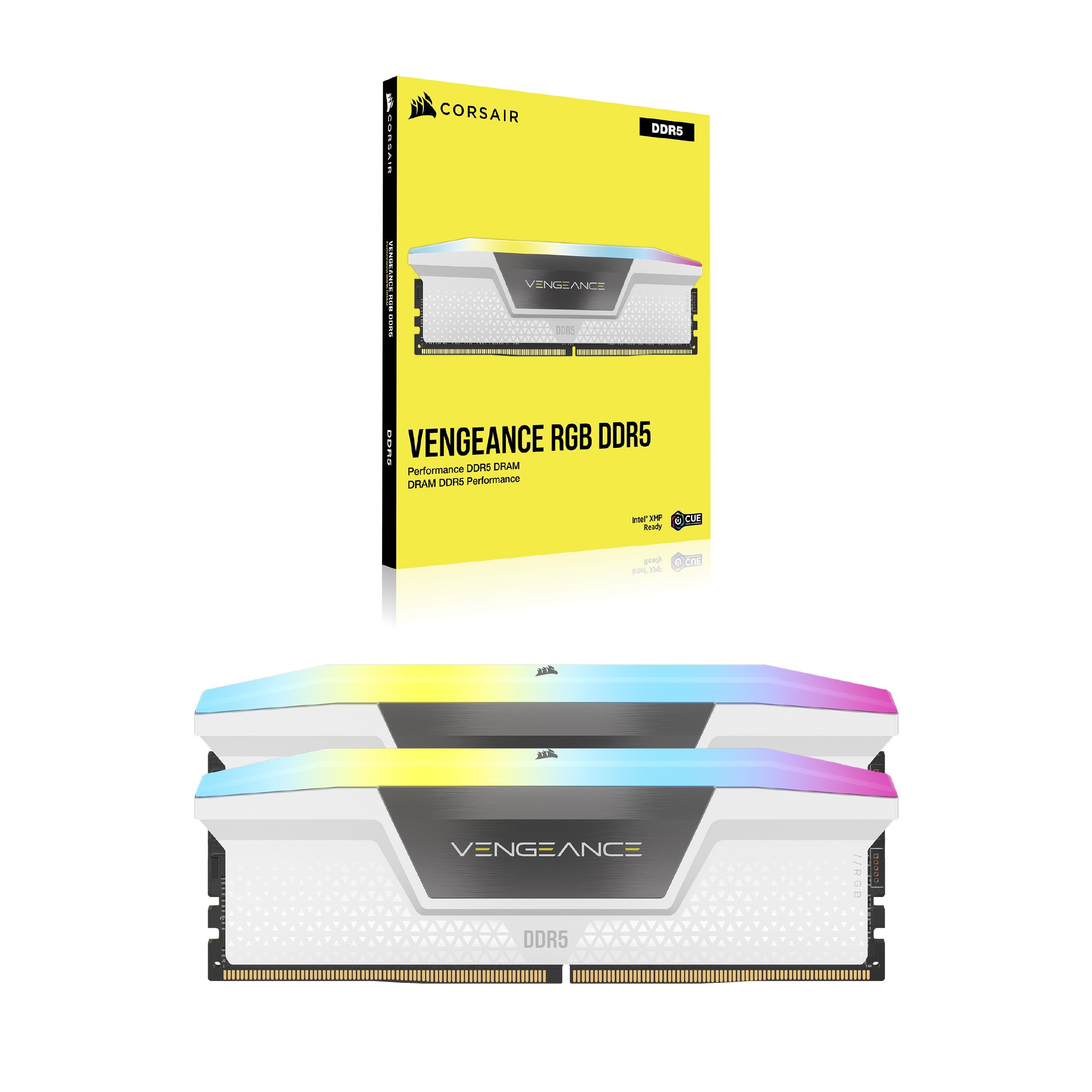 corsair-vengeance-rgb-ddr5-ram-32gb-2x16gb-6400mhz-cl36-amd-expo-intel-xmp-white image 6