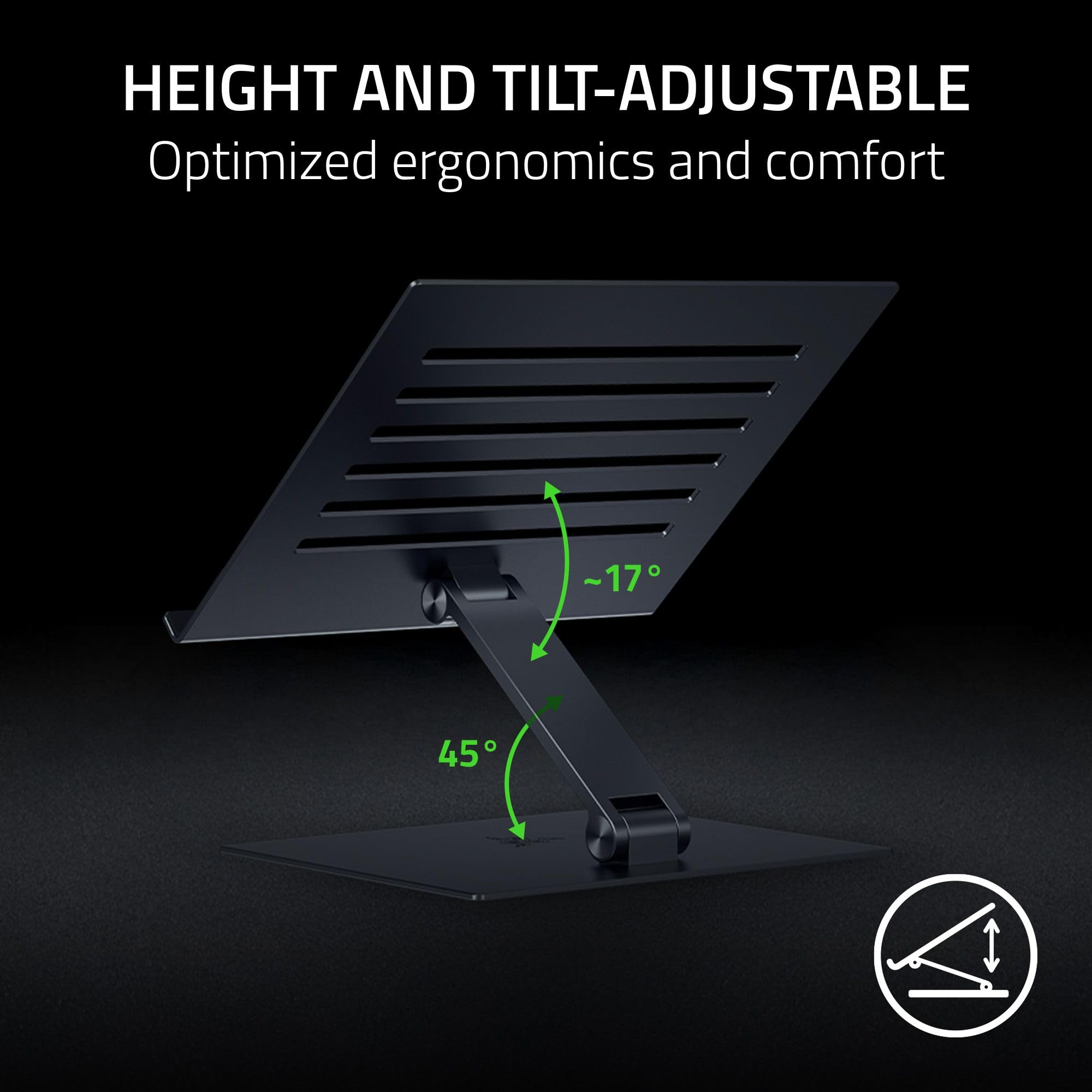 razer-adjustable-laptop-stand-aluminum-height-tilt-adjustable-fits-up-to-18-blac image 2
