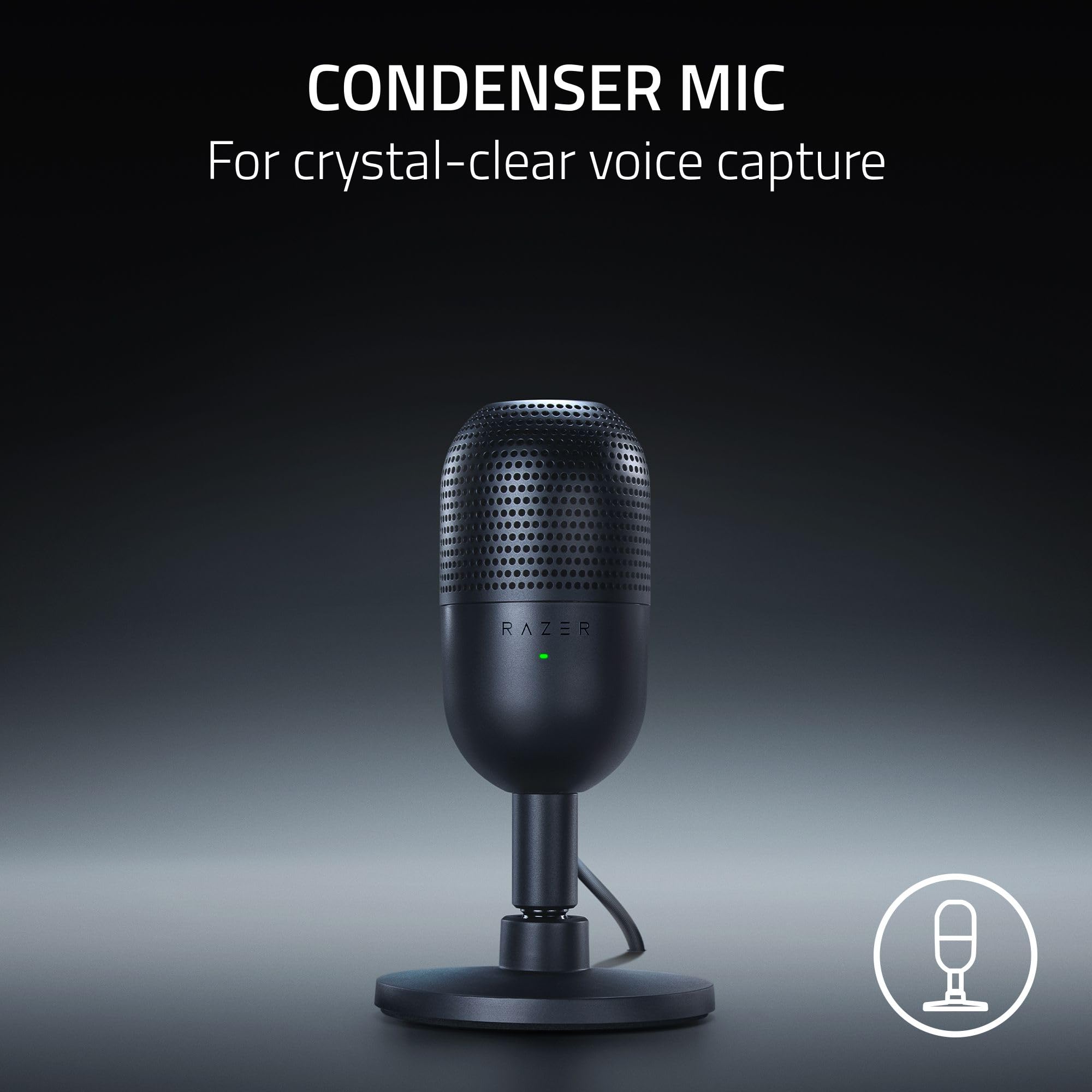 razer-seiren-v3-mini-usb-microphone-condenser-supercardioid-tap-to-mute-shock-ab image 2