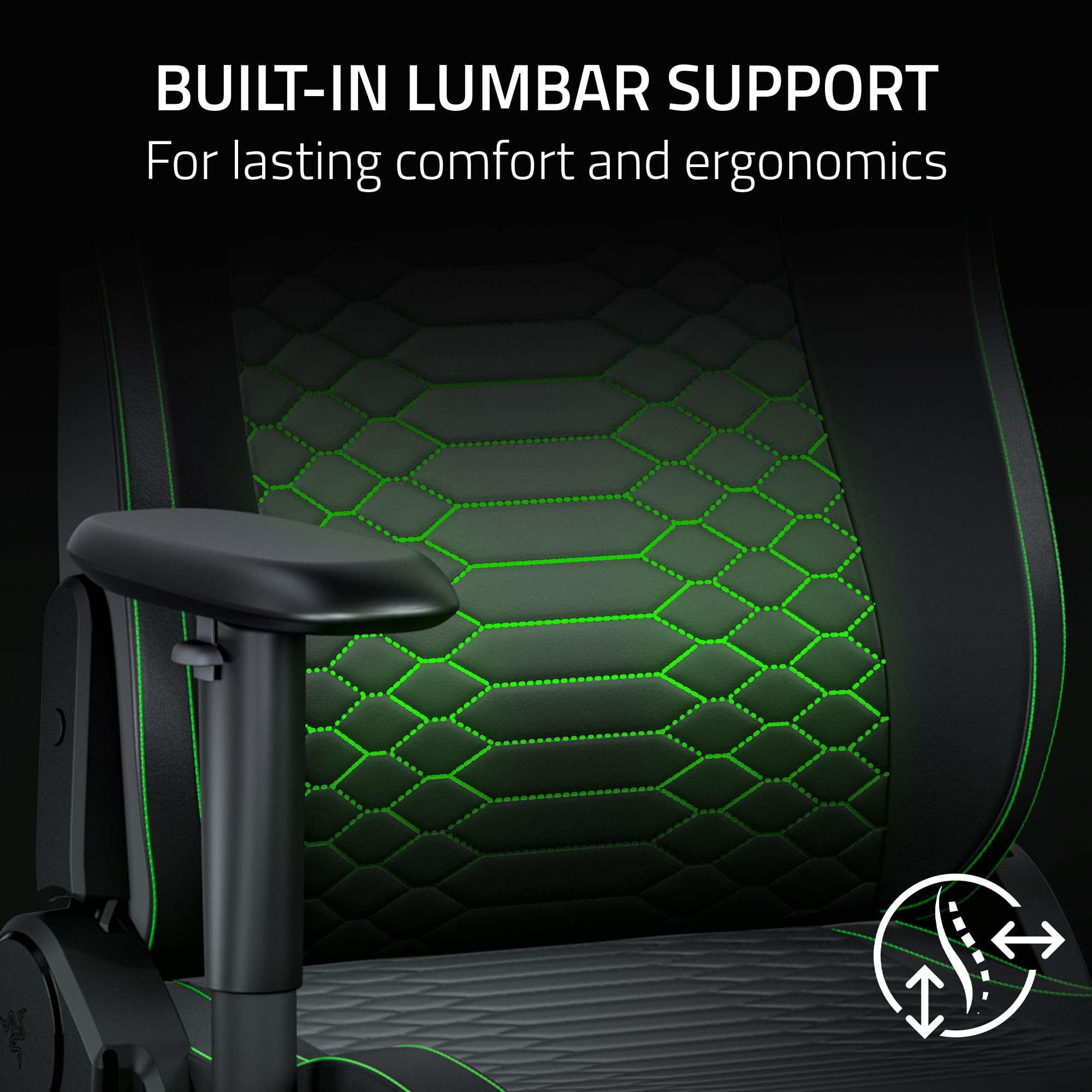 razer-iskur-v2-x-newgen-ergonomic-gaming-chair-built-in-lumbar-support-cooltouch image 4