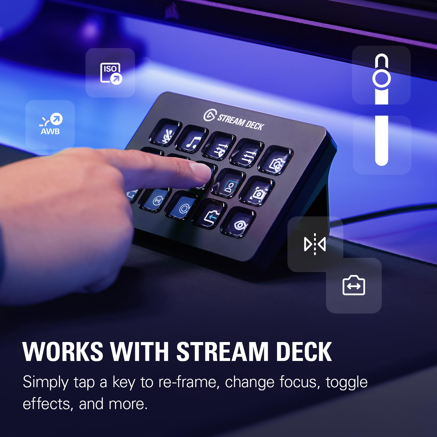 elgato-facecam-pro-true-4k60-ultra-hd-webcam-sony-starvis-sensor-f-2-0-21mm-lens image 8