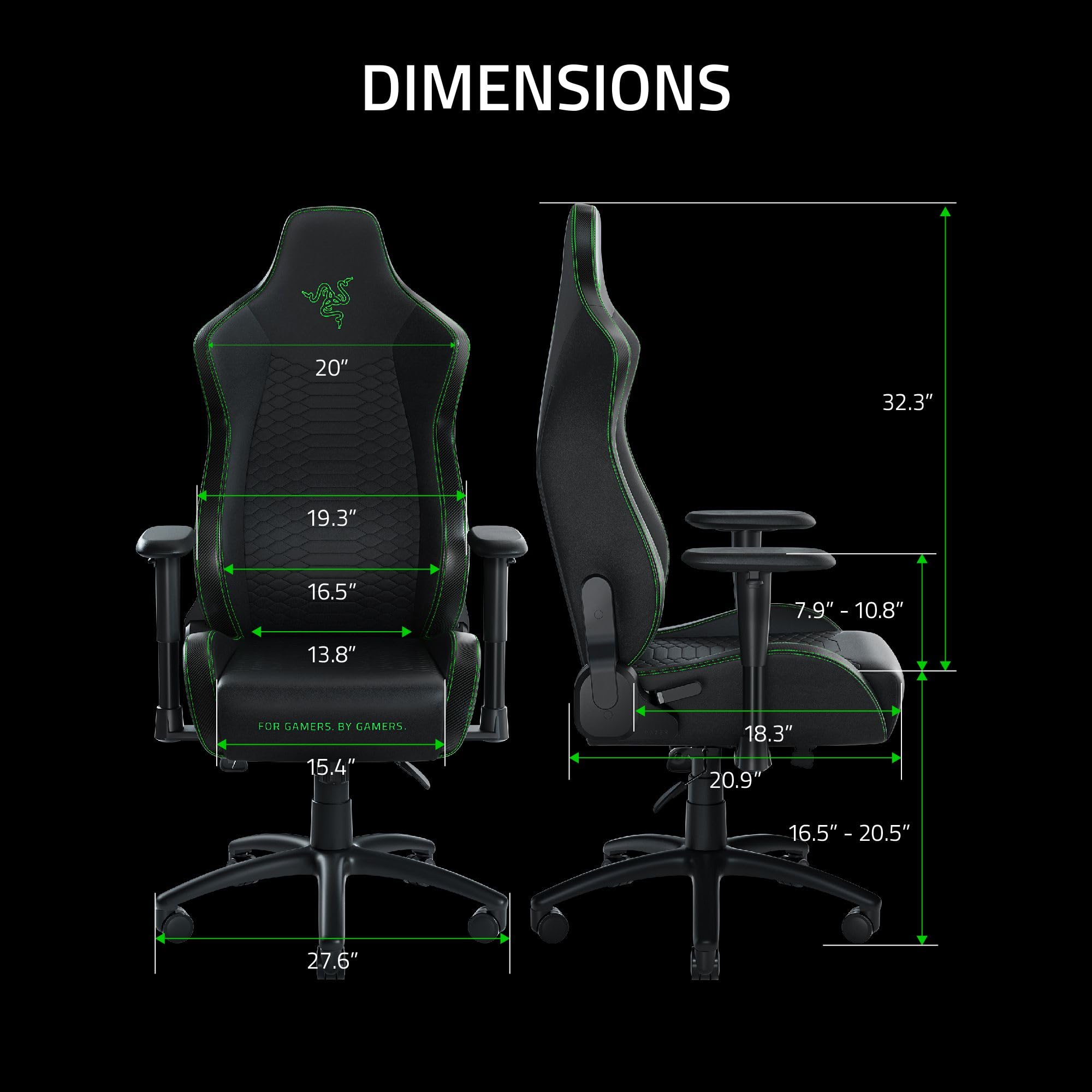 razer-iskur-gaming-chair-with-adjustable-lumbar-support-multi-layered-synthetic- image 3