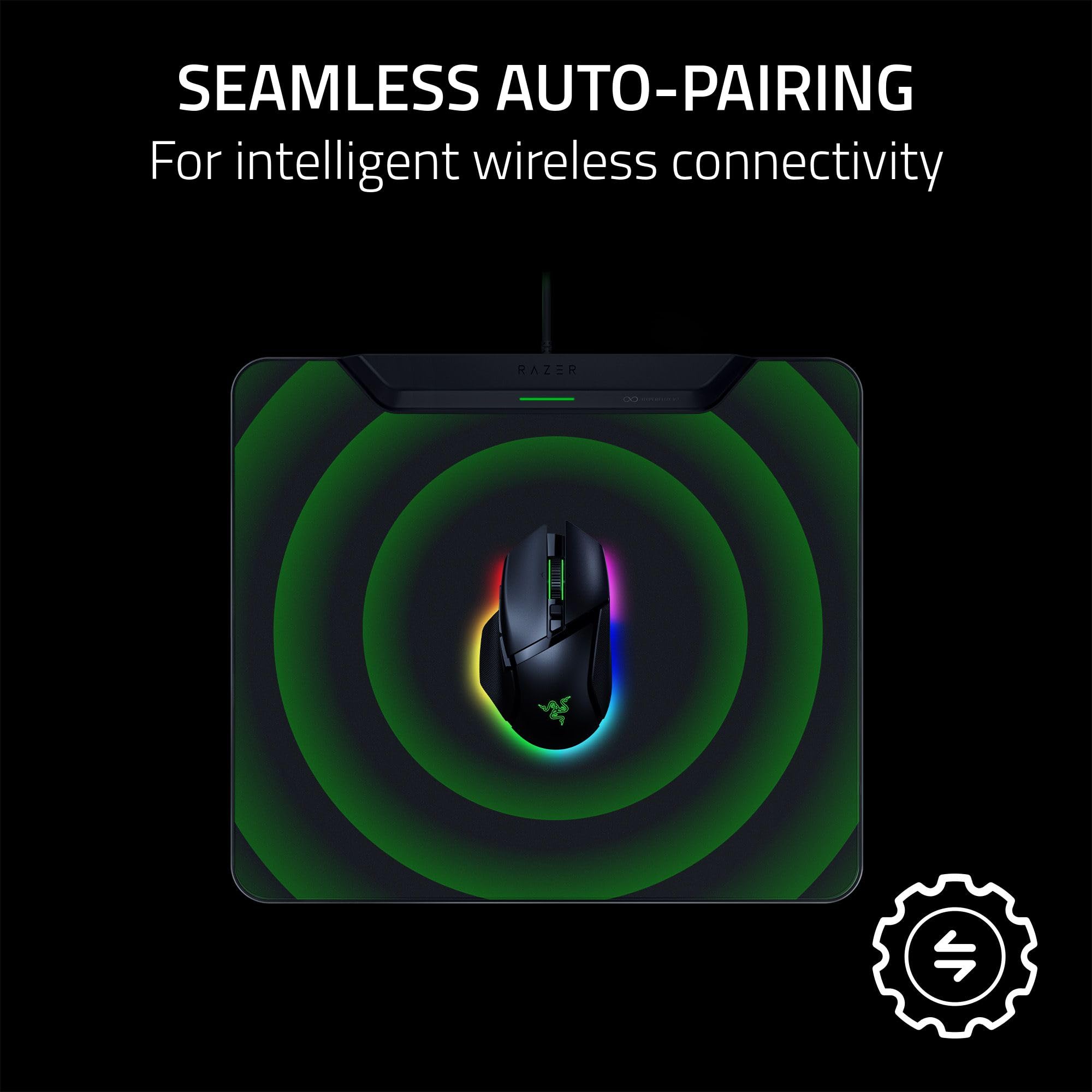 razer-hyperflux-v2-wireless-charging-system-hard-surface-mouse-mat-puck image 3