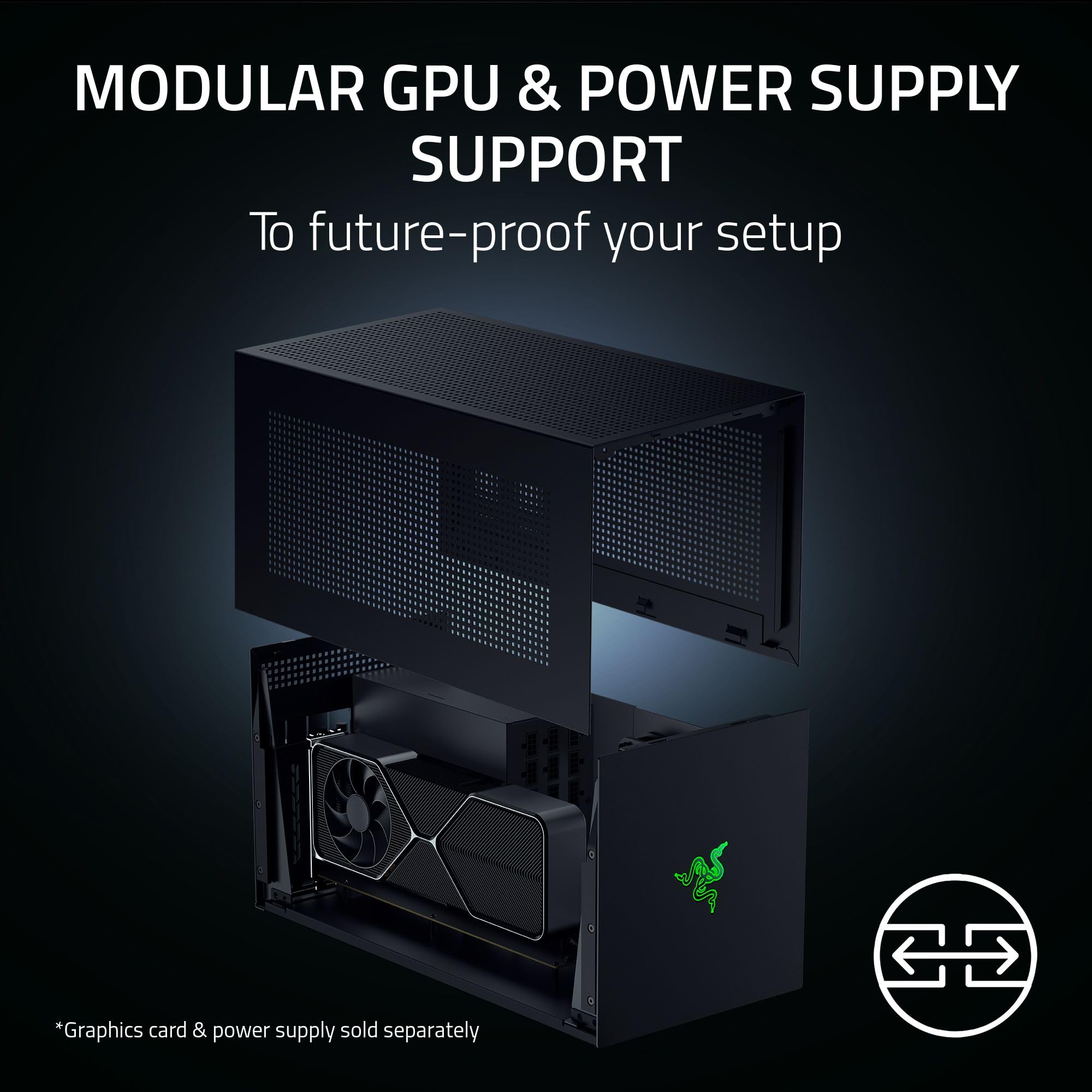 razer-core-x-v2-external-gpu-enclosure-thunderbolt-4-5-usb4-4-slot-140w-pd image 6