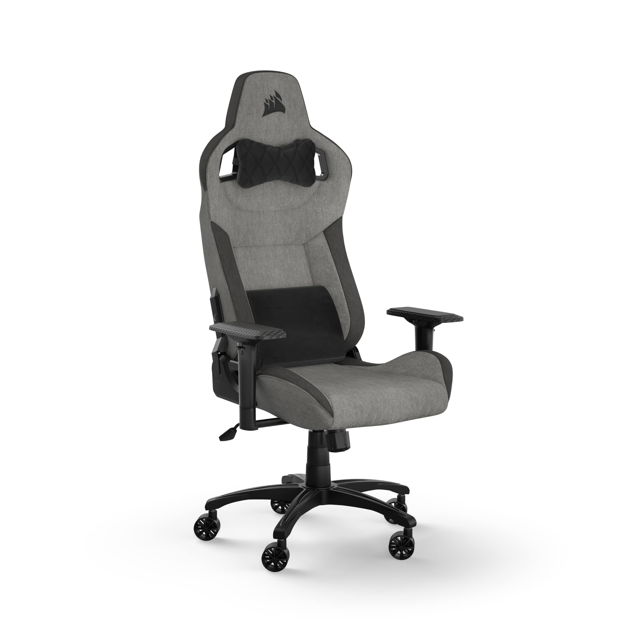 corsair-t3-rush-fabric-gaming-chair-2023-gray-charcoal image 1