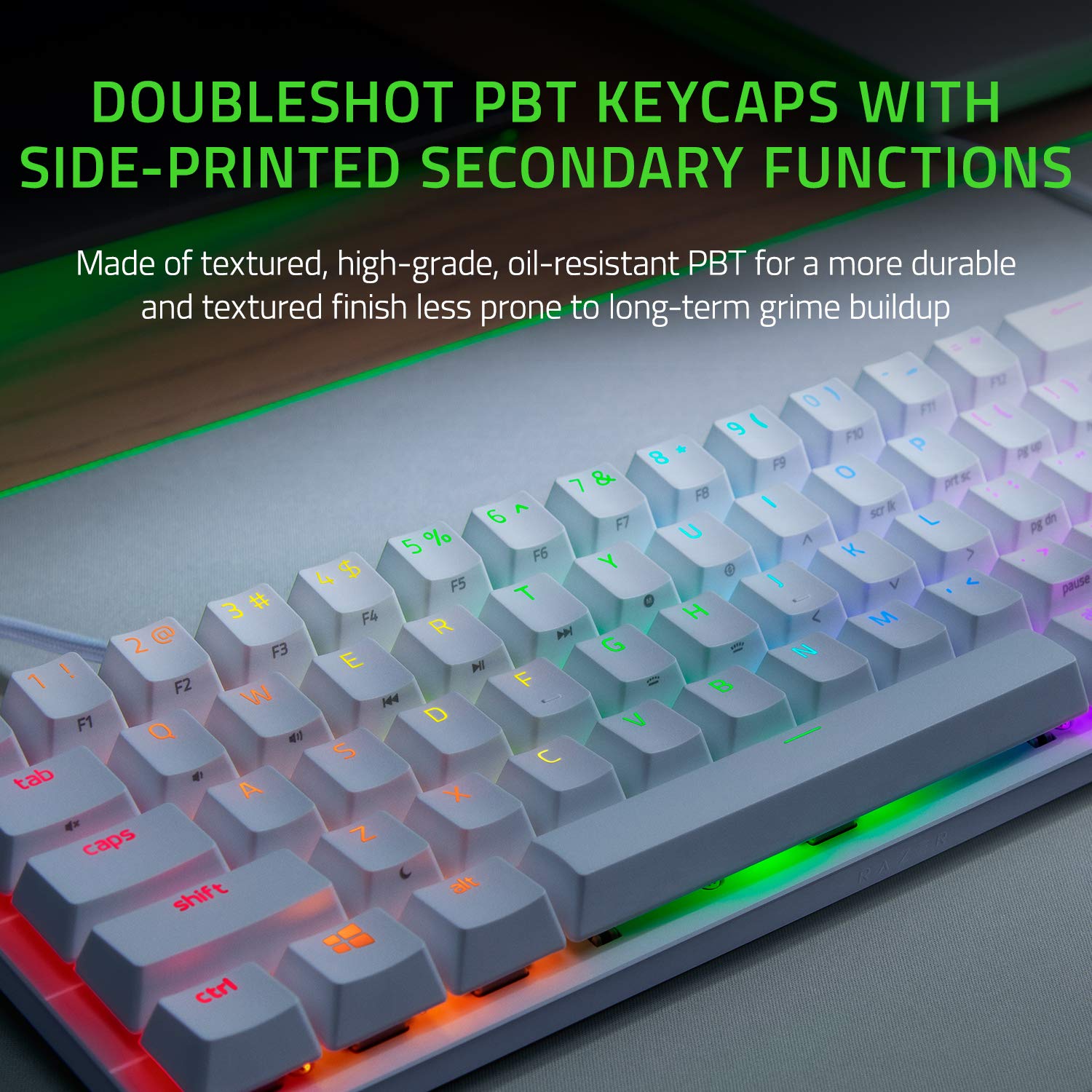 razer-huntsman-mini-60-gaming-keyboard-clicky-optical-switches-white-chroma-rgb- image 3