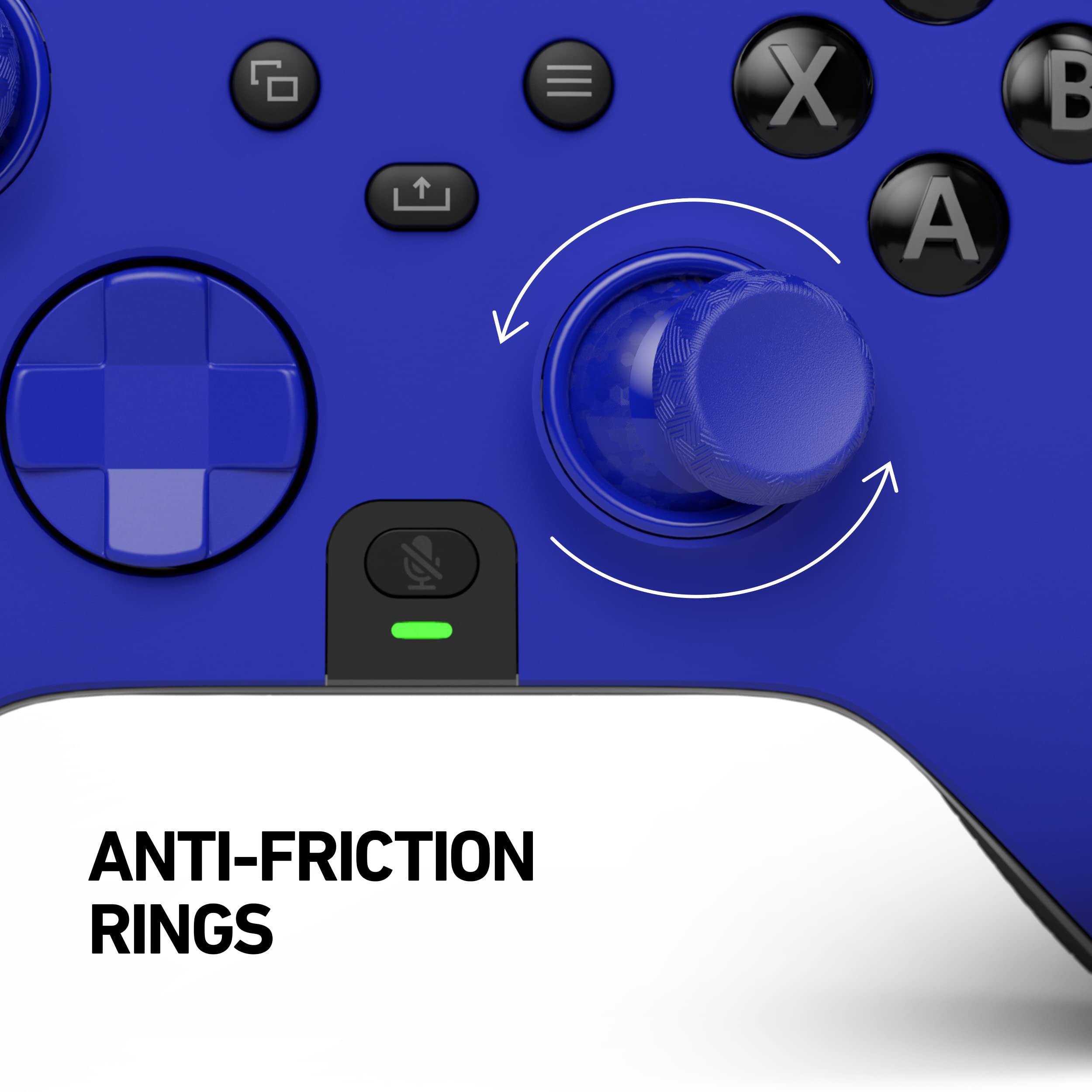 scuf-instinct-controller-removable-faceplate-kit-with-anti-friction-rings-blue image 3