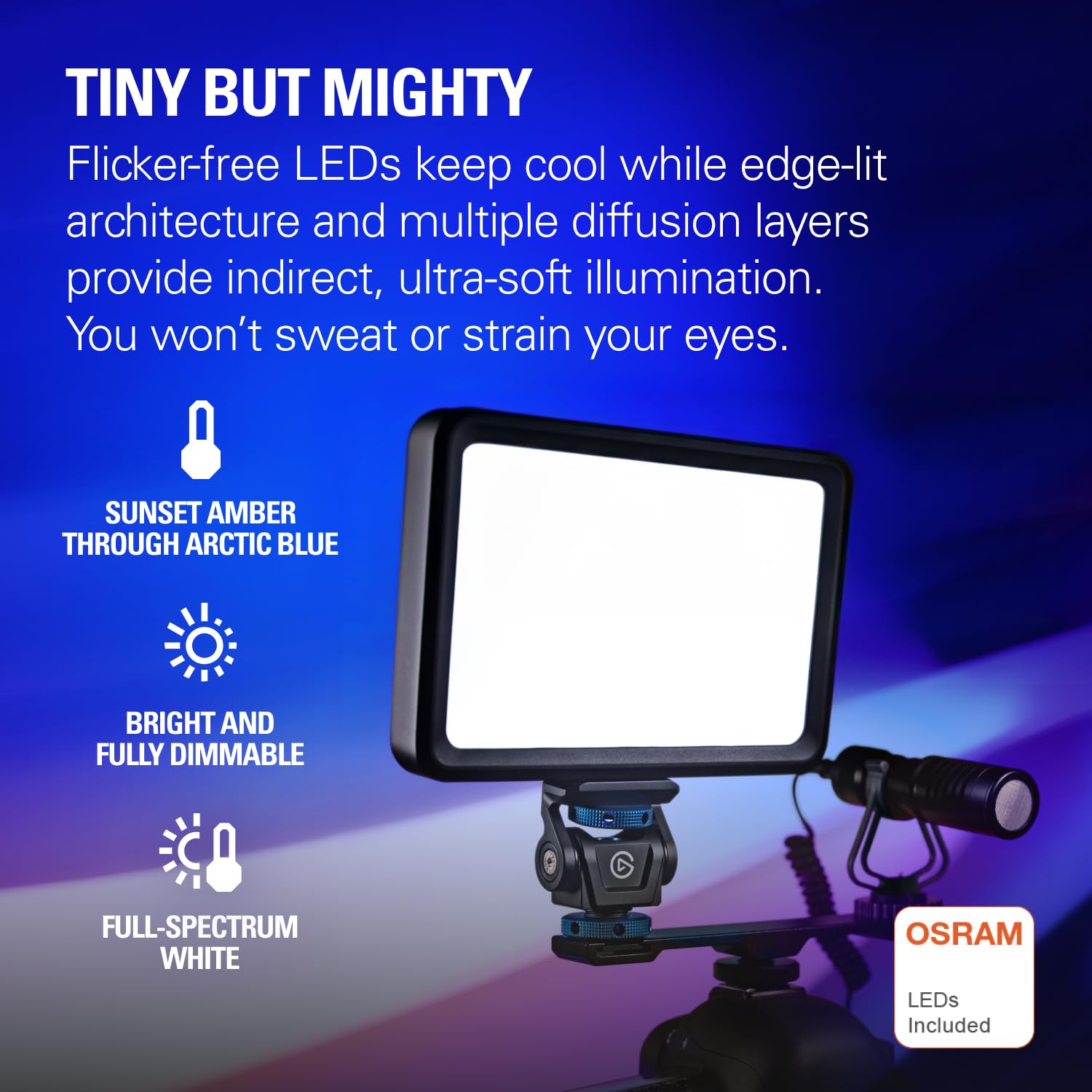 elgato-prompter-lighting-kit-teleprompter-with-portable-led-panel-and-rechargeab image 5