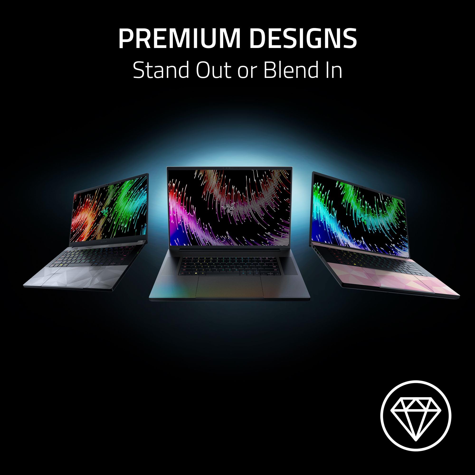 razer-skin-vinyl-laptop-wrap-for-blade-15-geometric-mercury image 2