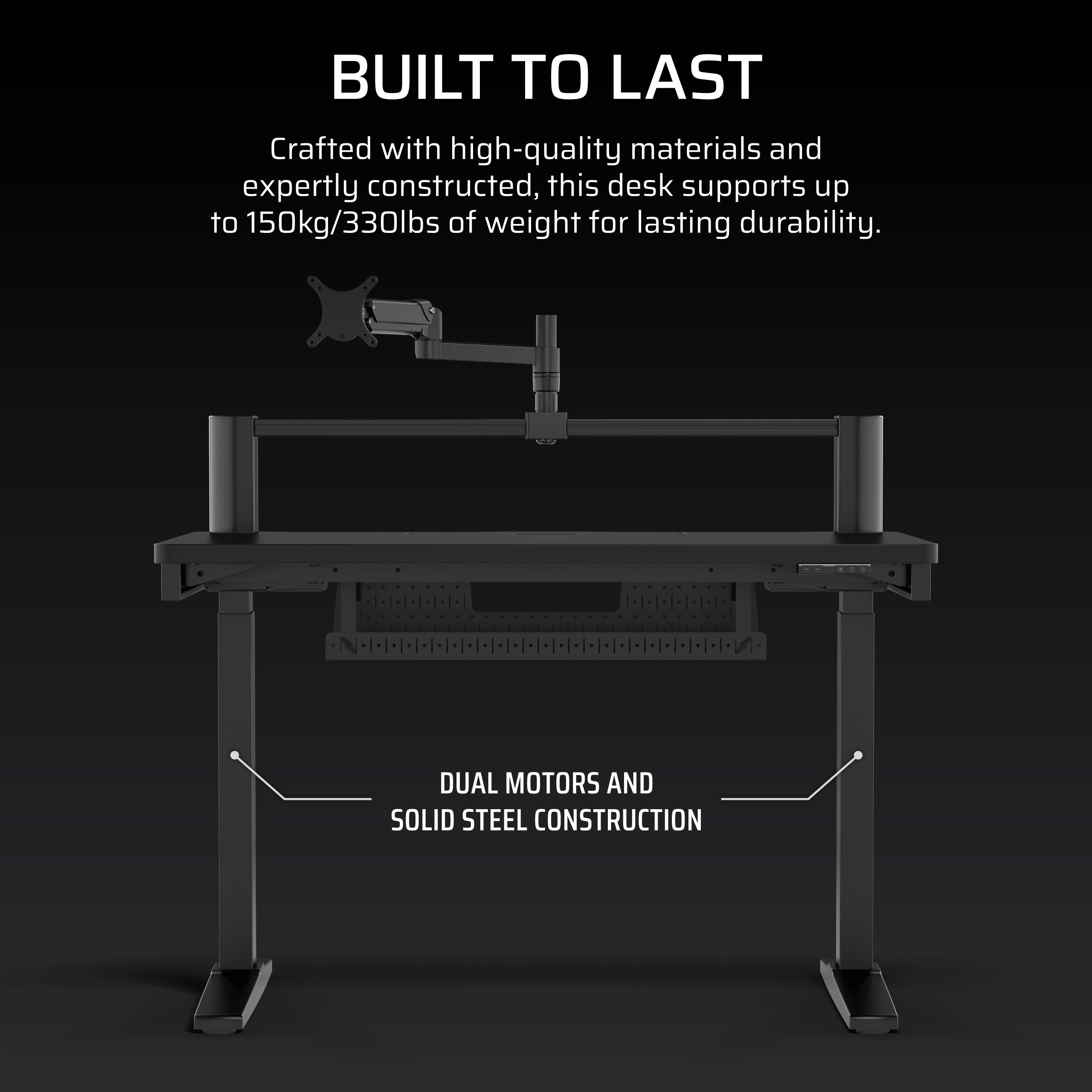 corsair-platform-4-elevate-electric-standing-desk-47-x-30-inches-dual-motor-memo image 8
