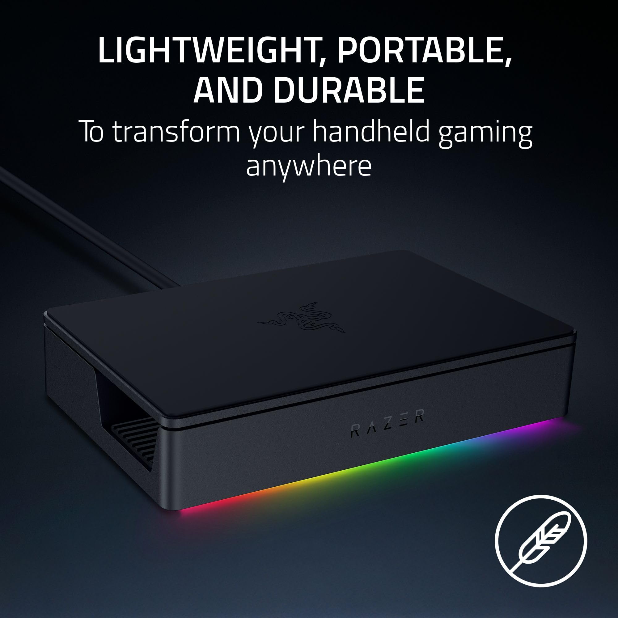razer-handheld-dock-chroma-6-port-usb-c-charging-hub-stand-for-steam-deck-rog-al image 4