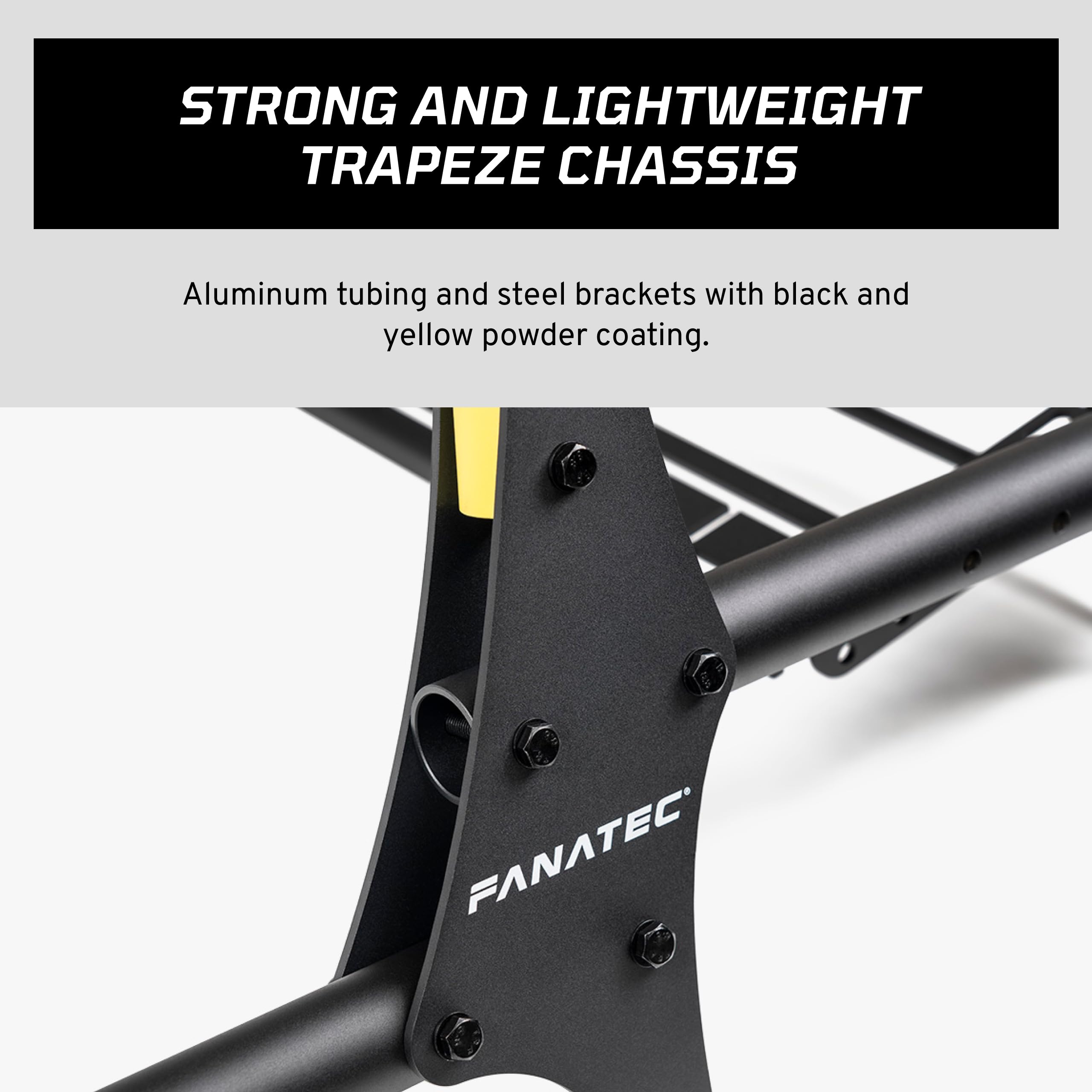 fanatec-csl-cockpit-v1-5-sim-racing-rig-steel-reinforced-aluminum-frame-universa image 2