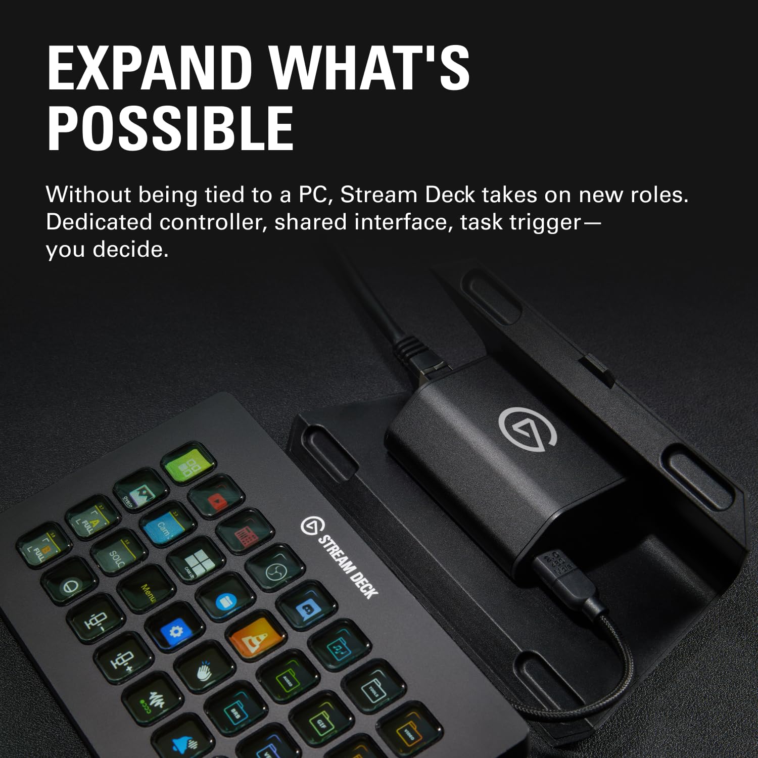 elgato-network-dock-for-stream-deck-ethernet-adapter-poe-or-usb-c-powered-on-dev image 4