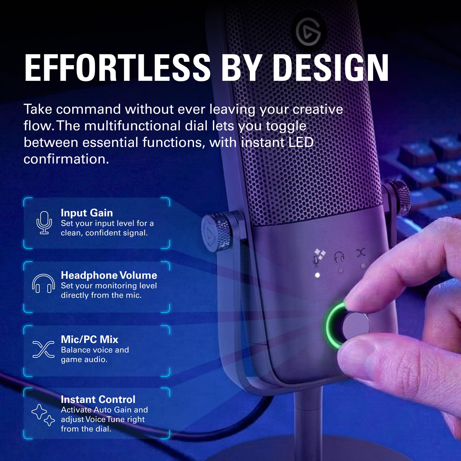 elgato-wave-3-mk-2-usb-condenser-microphone-with-clipguard-2-0-dsp-effects-and-w image 3
