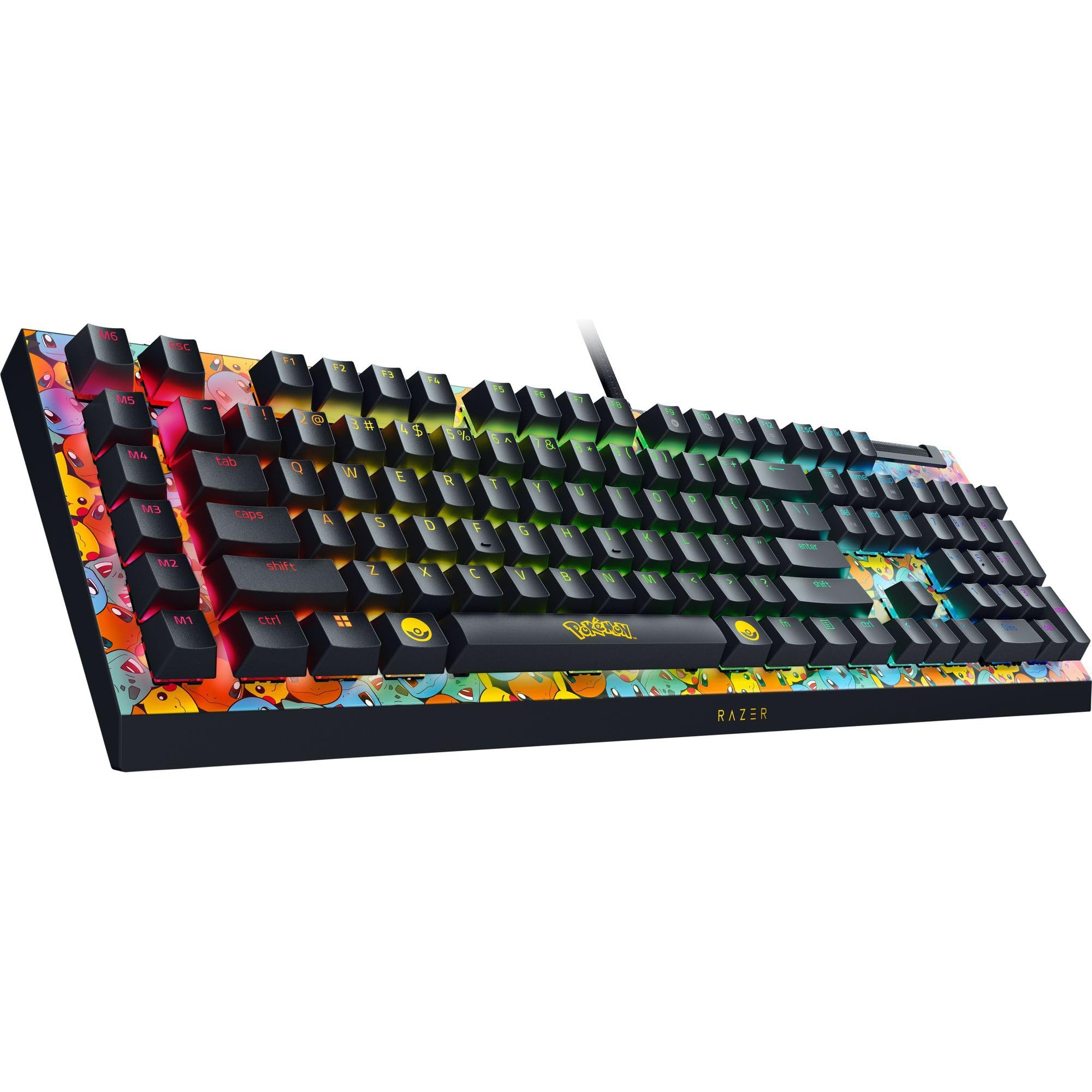 razer-blackwidow-v4-x-mechanical-gaming-keyboard-pok-mon-edition-green-clicky-sw image 8