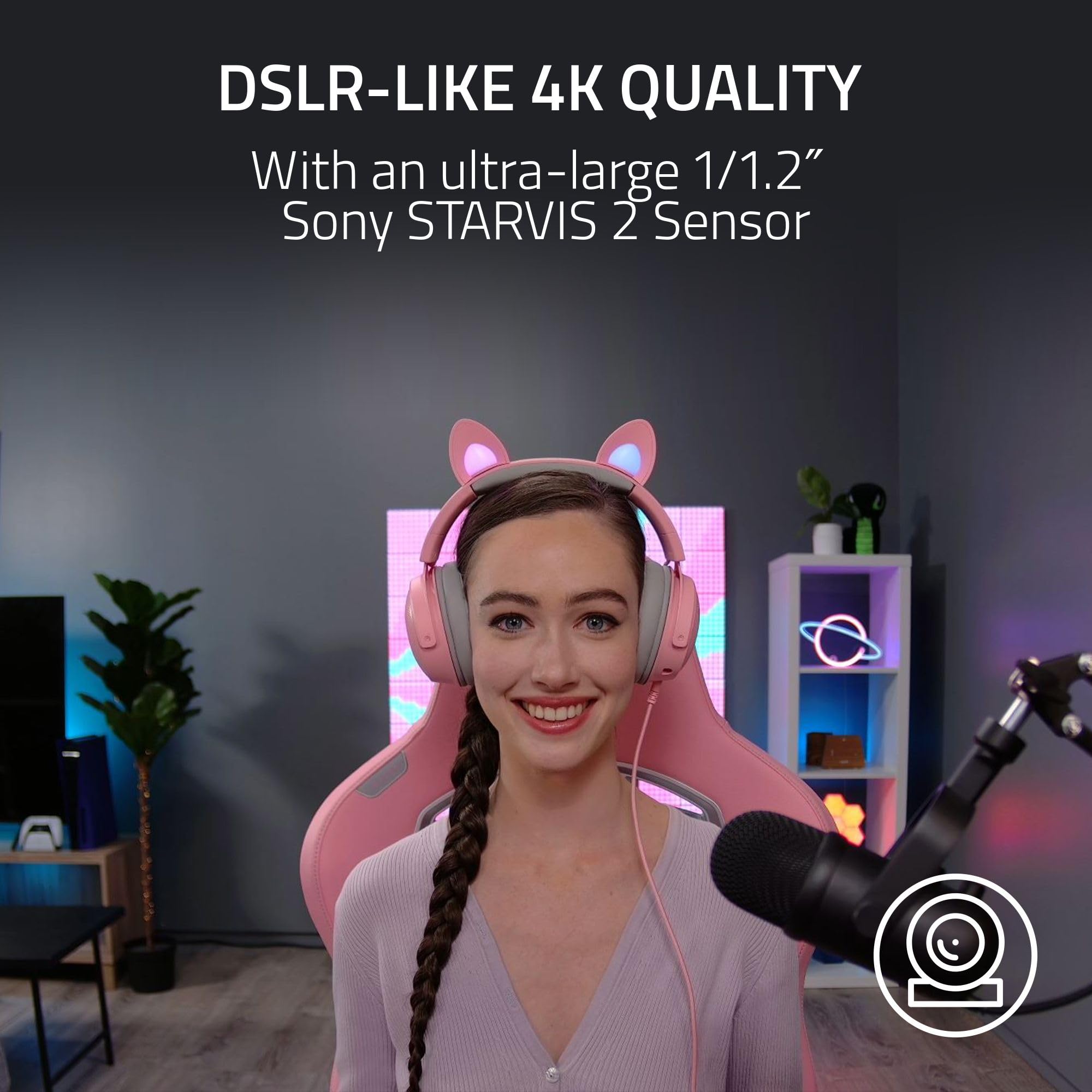 razer-kiyo-pro-ultra-4k-webcam-large-1-1-2-inch-sony-starvis-2-sensor-f-1-7-lens image 2