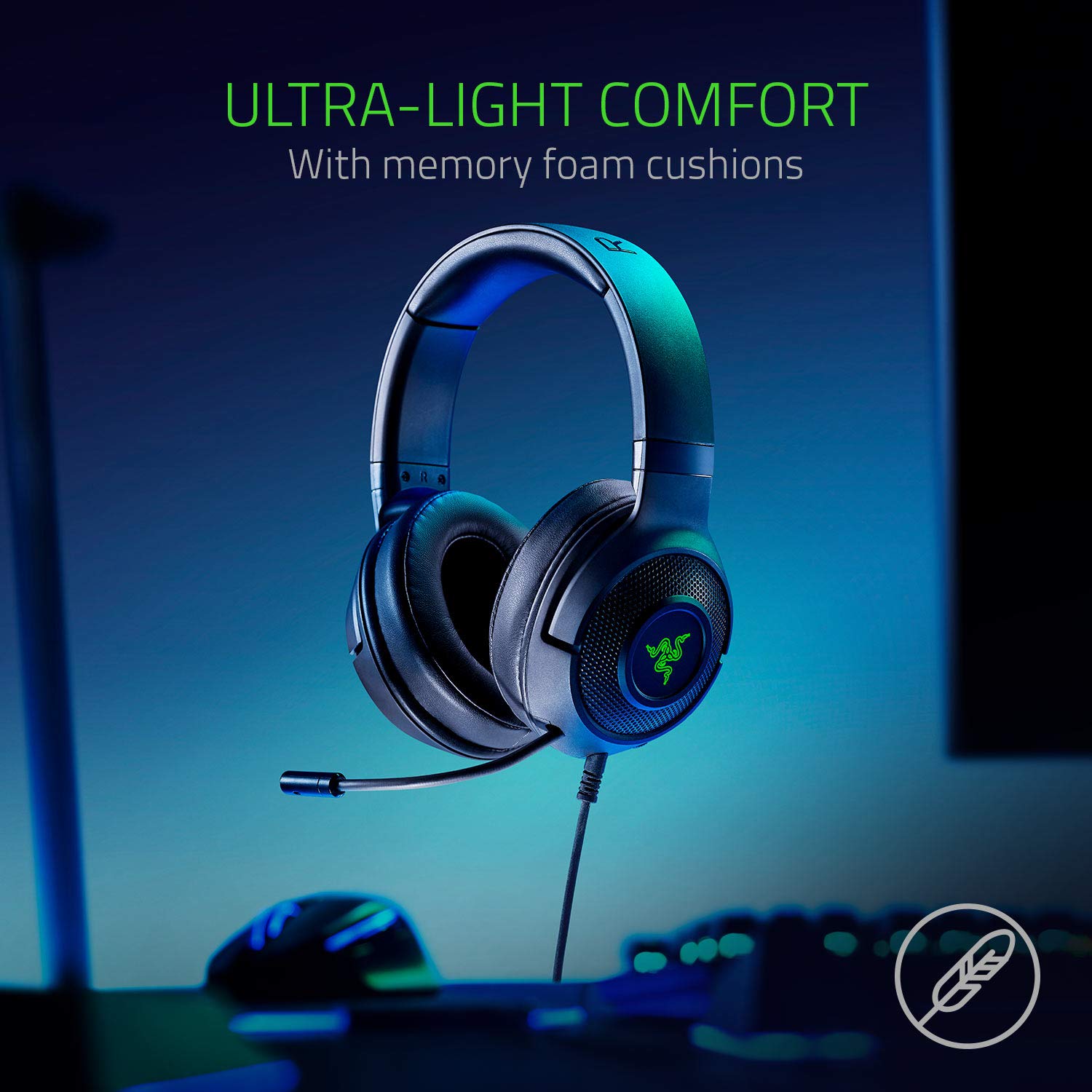 razer-kraken-x-usb-ultralight-gaming-headset-base-station-v2-chroma-7-1-surround image 4