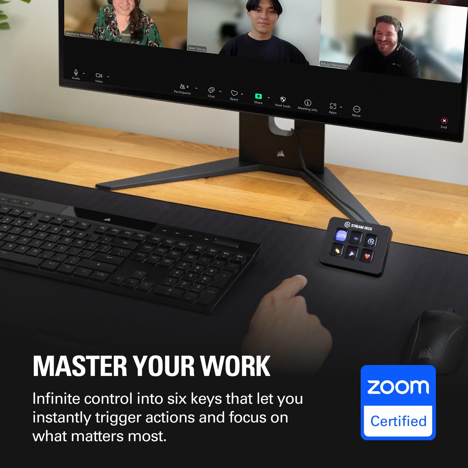 elgato-stream-deck-mini-6-customizable-lcd-macro-keys image 2