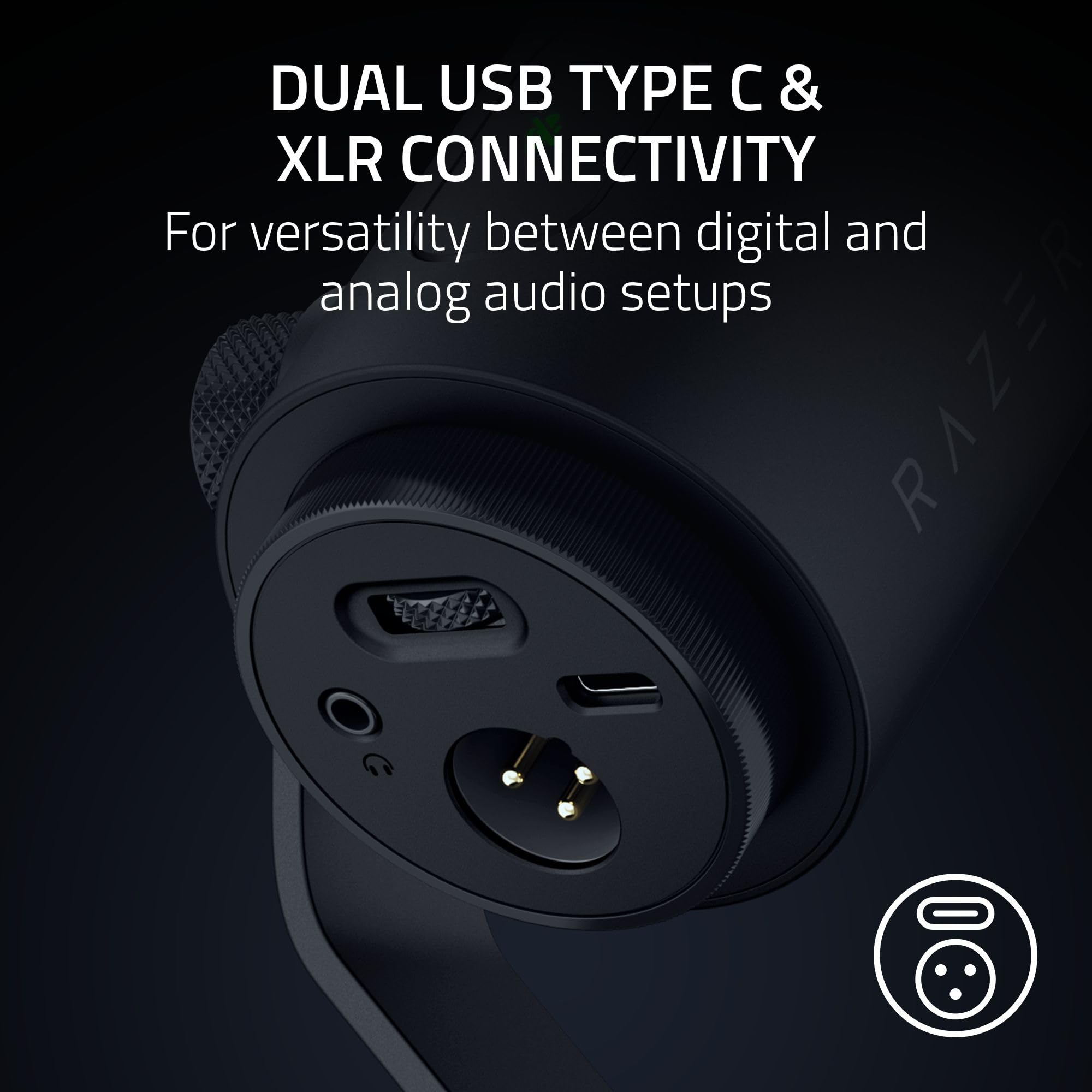 razer-seiren-v3-pro-dynamic-usb-xlr-streaming-microphone-32-bit-float-ai-noise-r image 4
