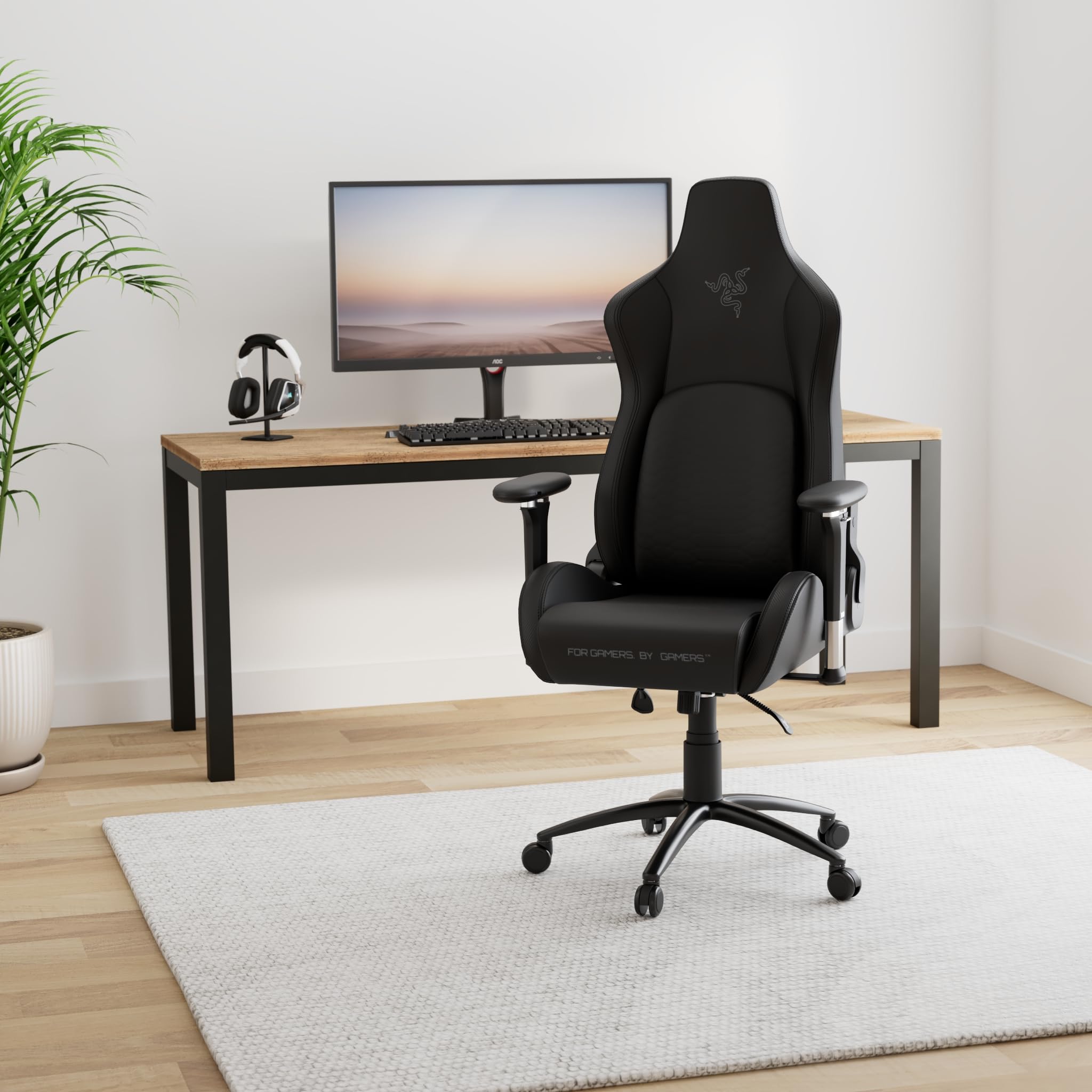 razer-iskur-gaming-chair-with-adjustable-lumbar-support-multi-layered-synthetic- image 2