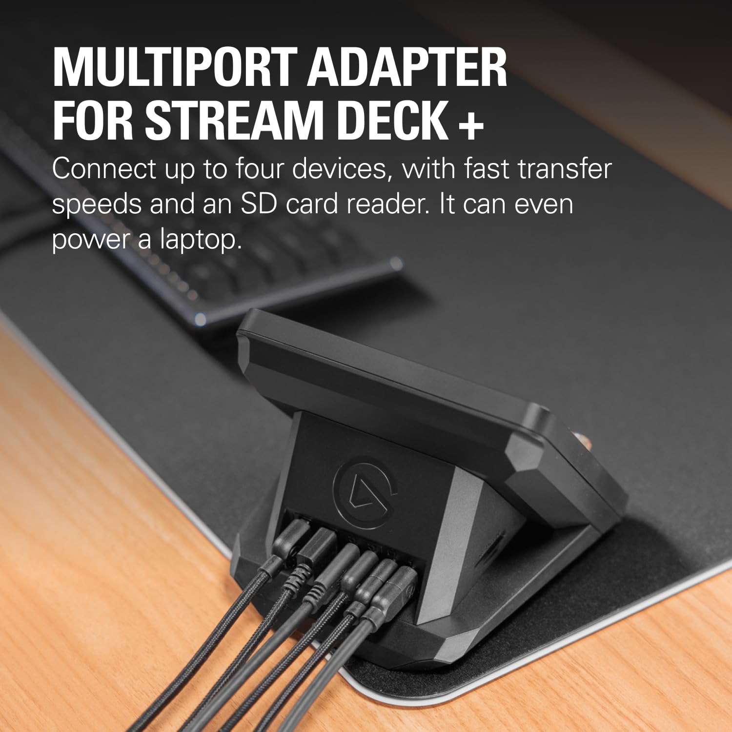 elgato-usb-hub-for-stream-deck-multiport-adapter-with-sd-card-reader image 2