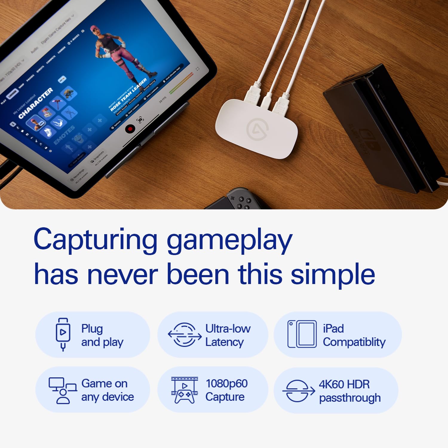 elgato-game-capture-neo-portable-usb-capture-card-4k60-hdr-passthrough-1080p60-r image 2