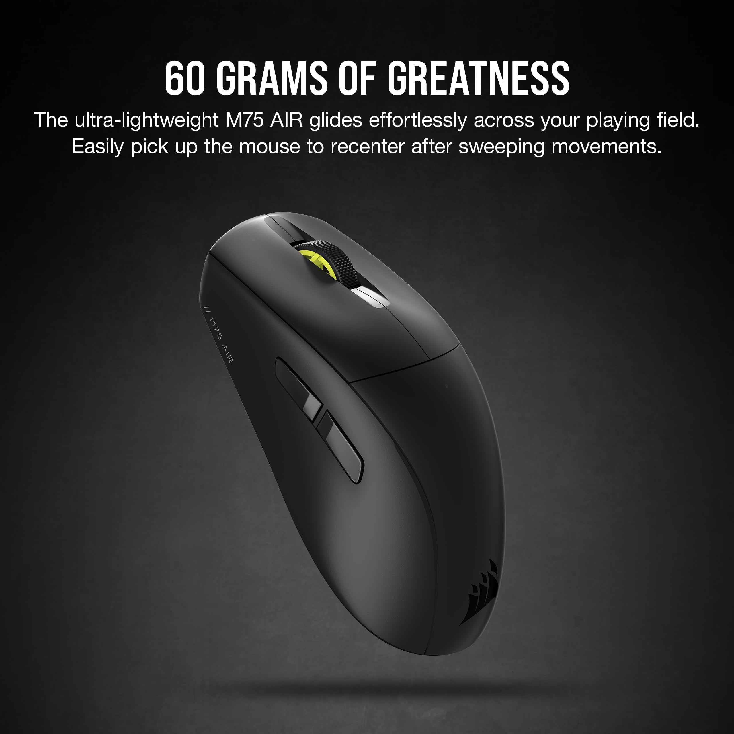 corsair-m75-air-wireless-ultra-lightweight-gaming-mouse-60g-26-000-dpi-100hr-bat image 3