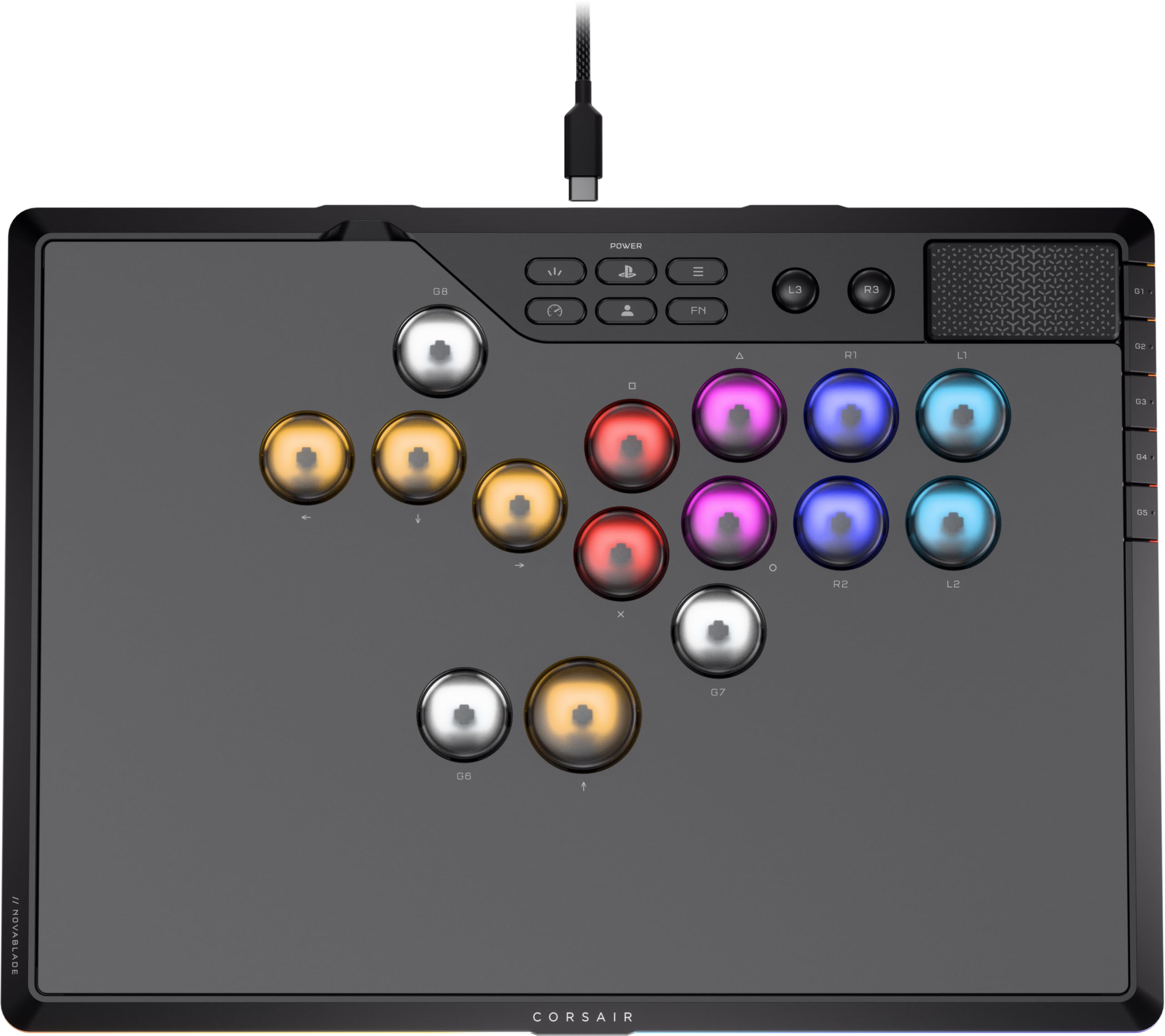 corsair-novablade-pro-wireless-hall-effect-leverless-controller-15-key-1000hz-po image 1