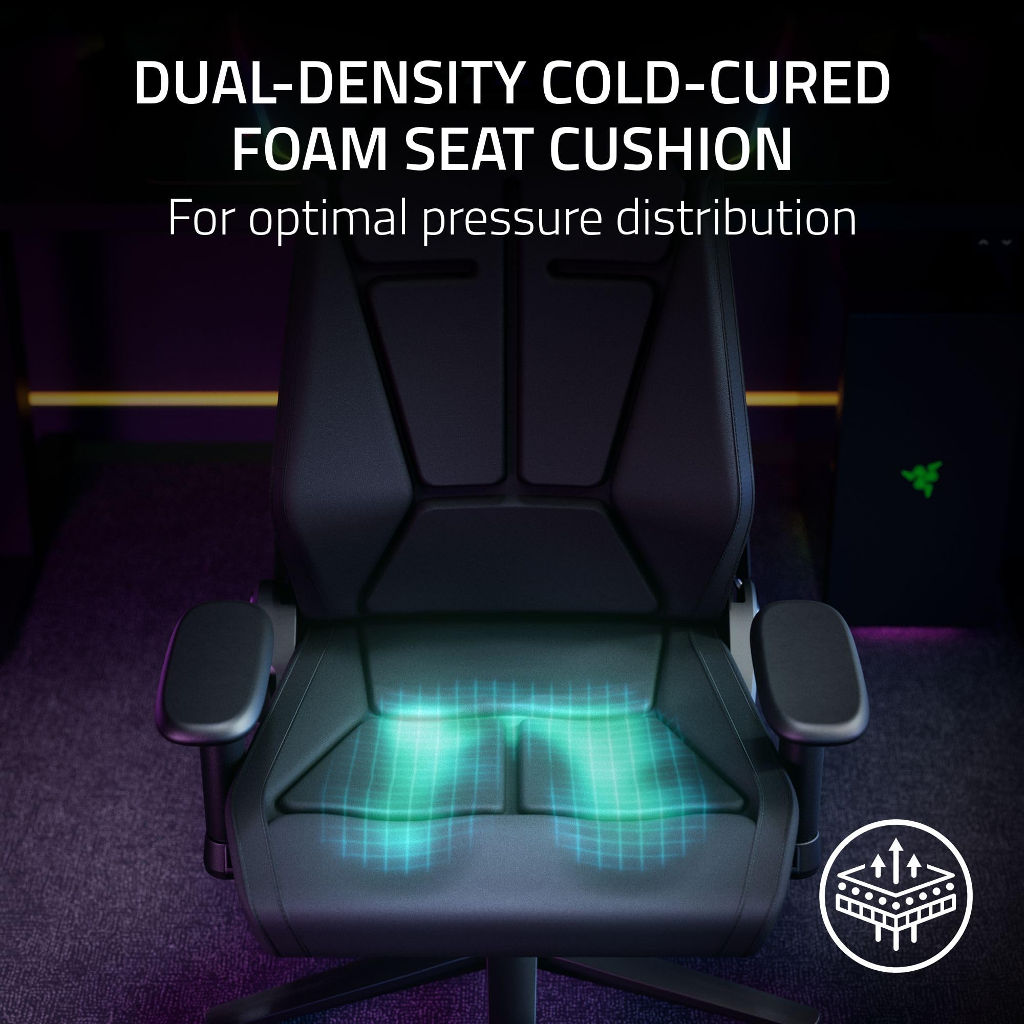 razer-soma-chroma-ergonomic-gaming-chair-with-reactive-rgb-lighting-dual-density image 4