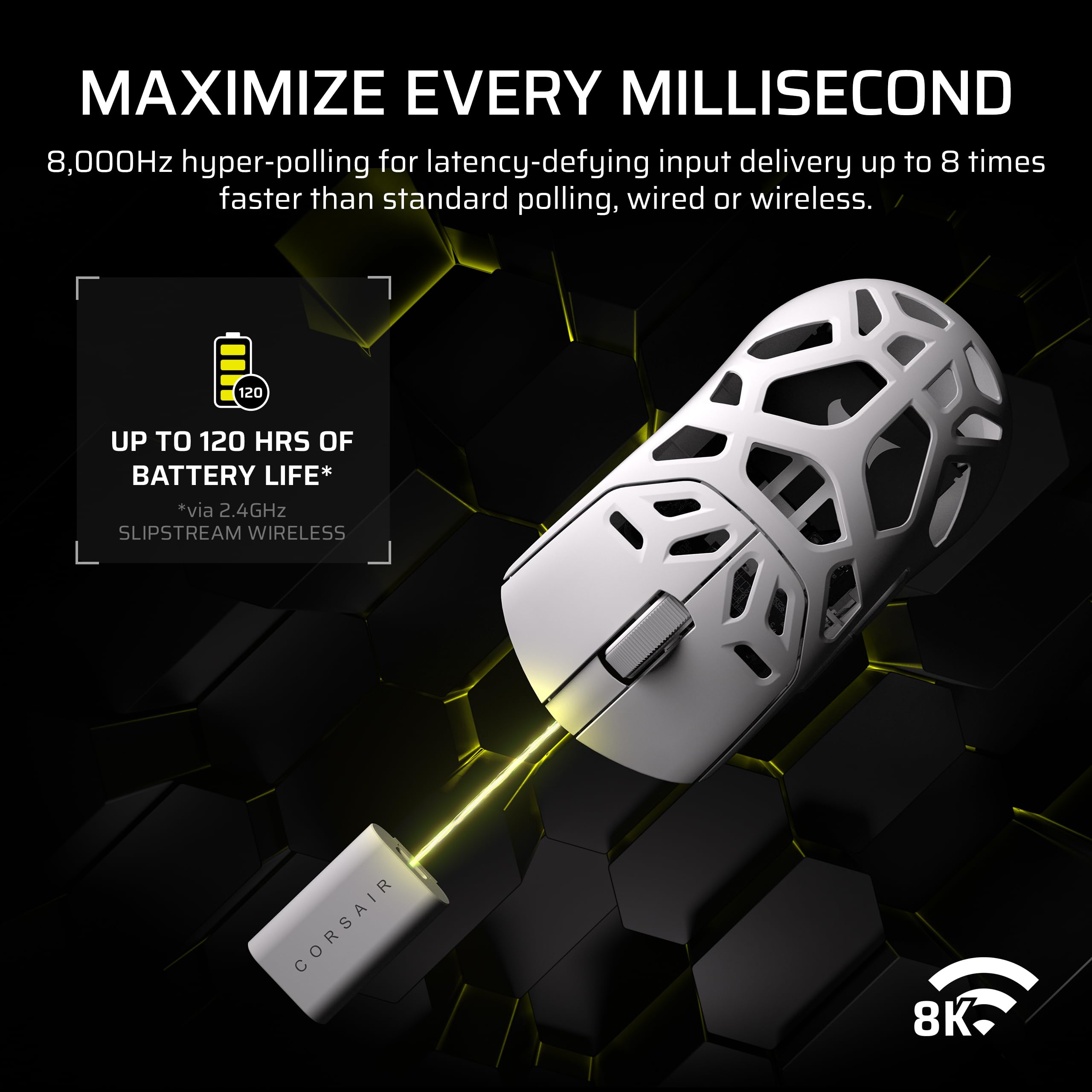 corsair-sabre-v2-pro-wireless-mg-fps-gaming-mouse-33-000-dpi-8000hz-magnesium-sh image 5