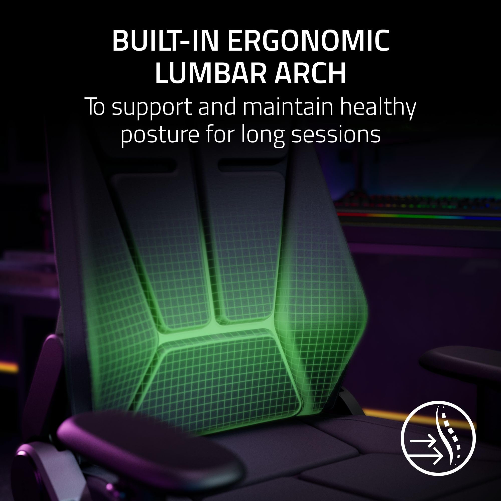 razer-soma-chroma-ergonomic-gaming-chair-with-reactive-rgb-lighting-dual-density image 3