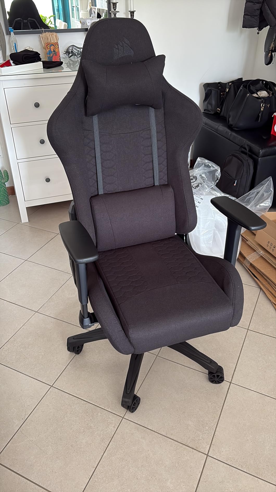 Nice chair, but the armrests are plastic