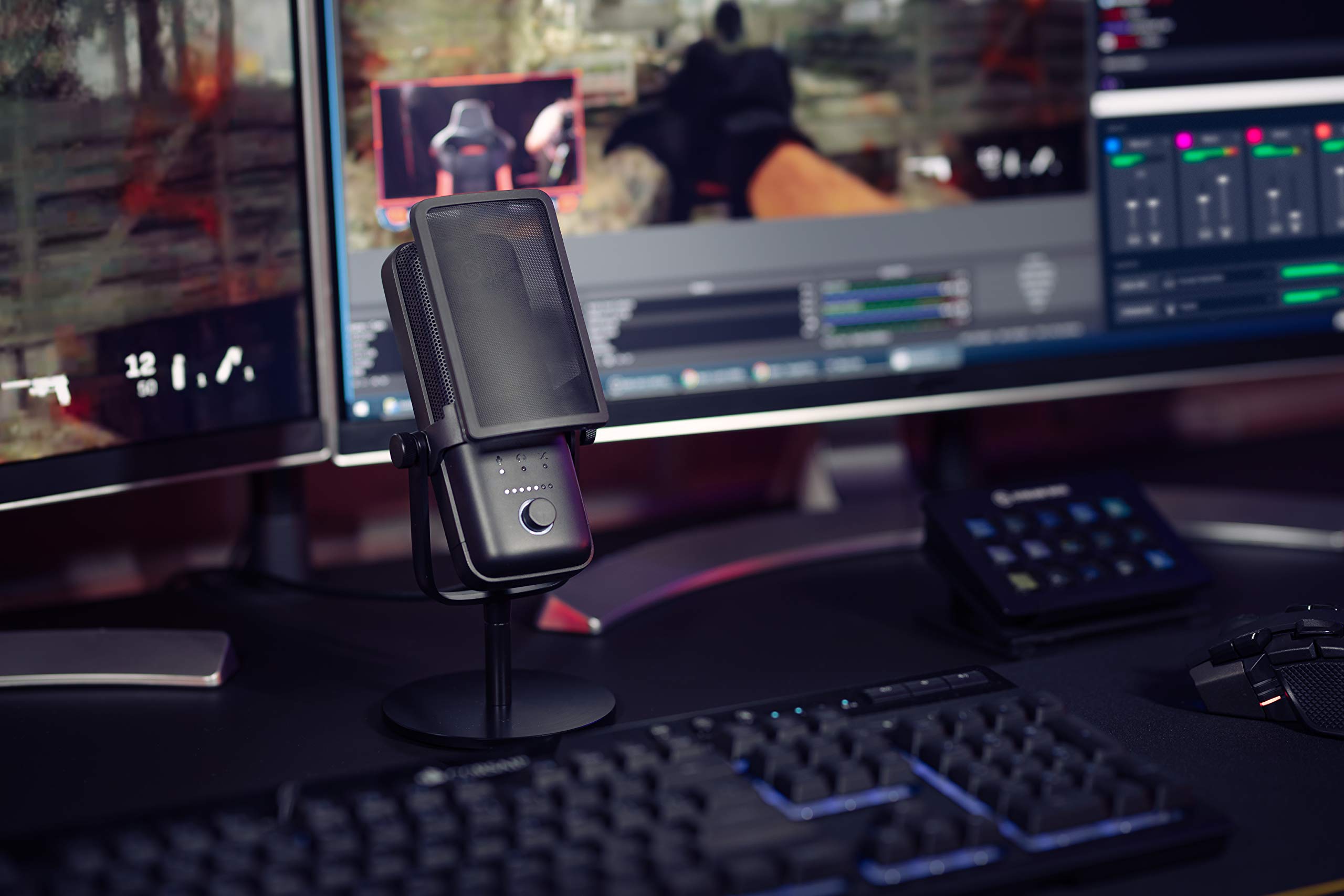 elgato-pop-filter-for-wave-microphones-dual-layer-steel-mesh-magnetic-snap-on image 2