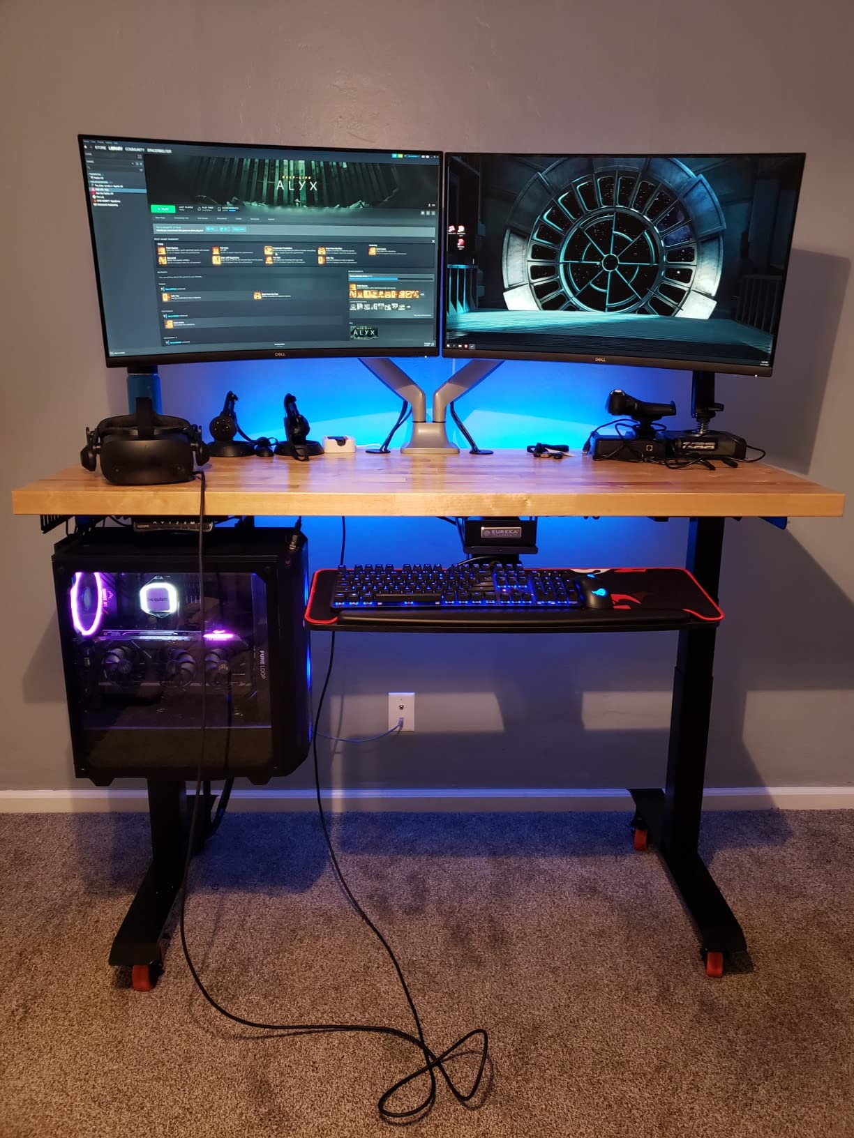 Turns my setup into a rainbow party