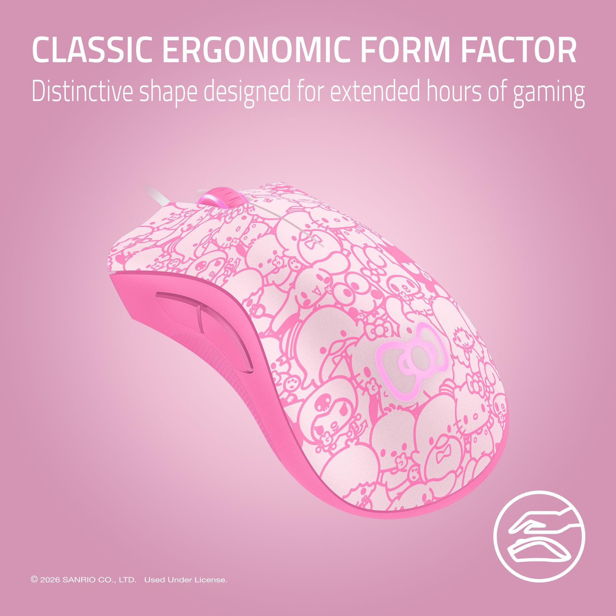 razer-deathadder-essential-gaming-mouse-hello-kitty-and-friends-edition-6400-dpi image 5