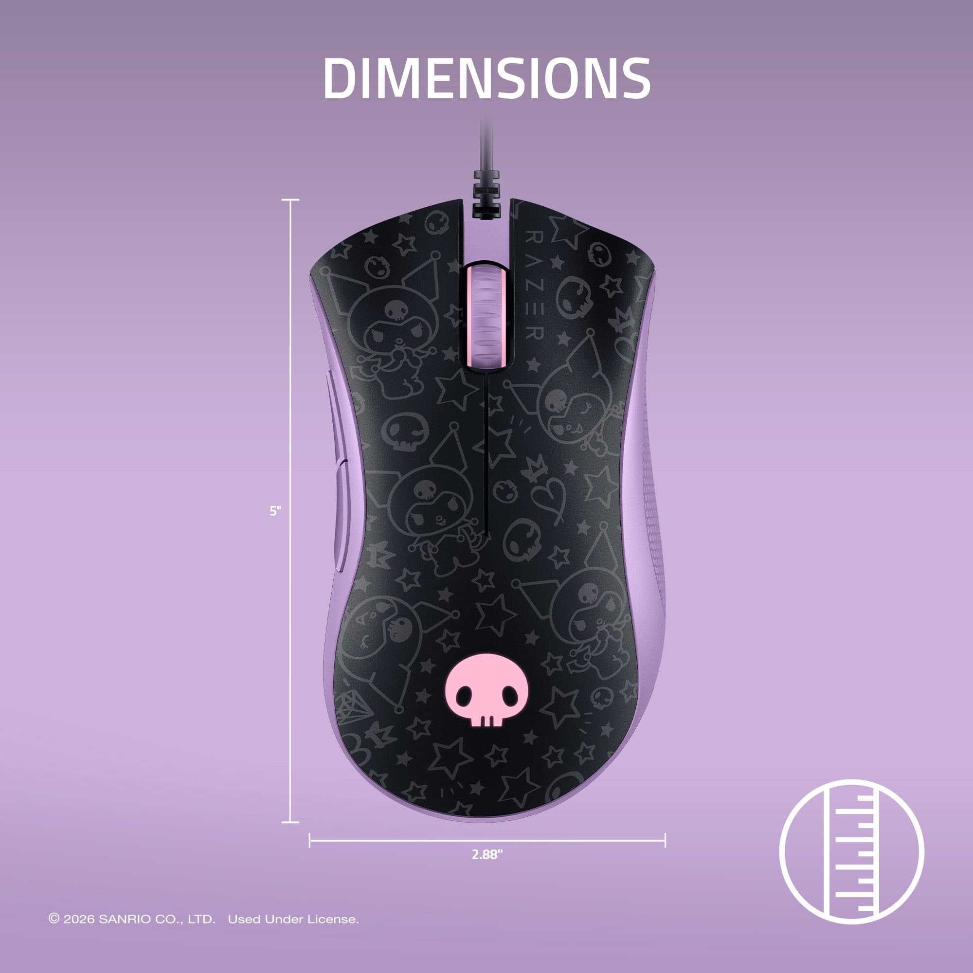 razer-deathadder-essential-kuromi-edition-wired-gaming-mouse image 6