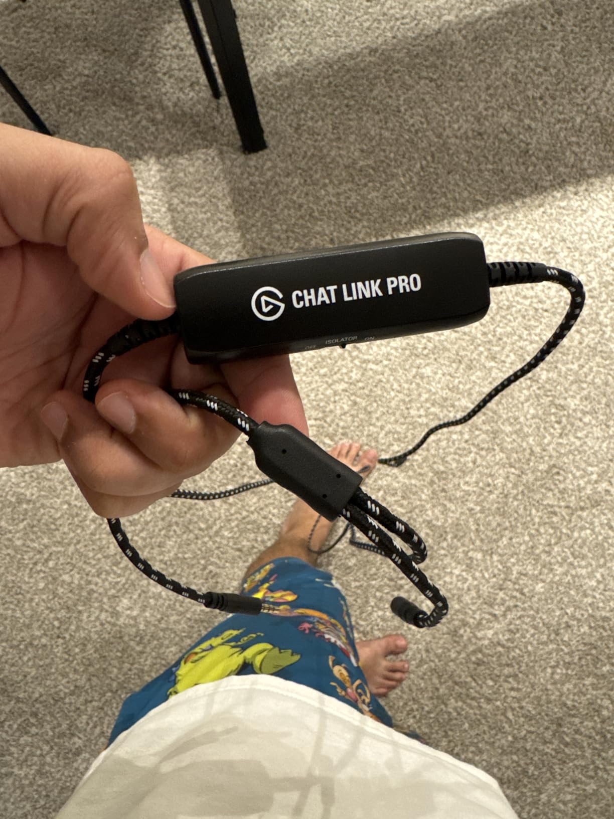 Perfect for party chat