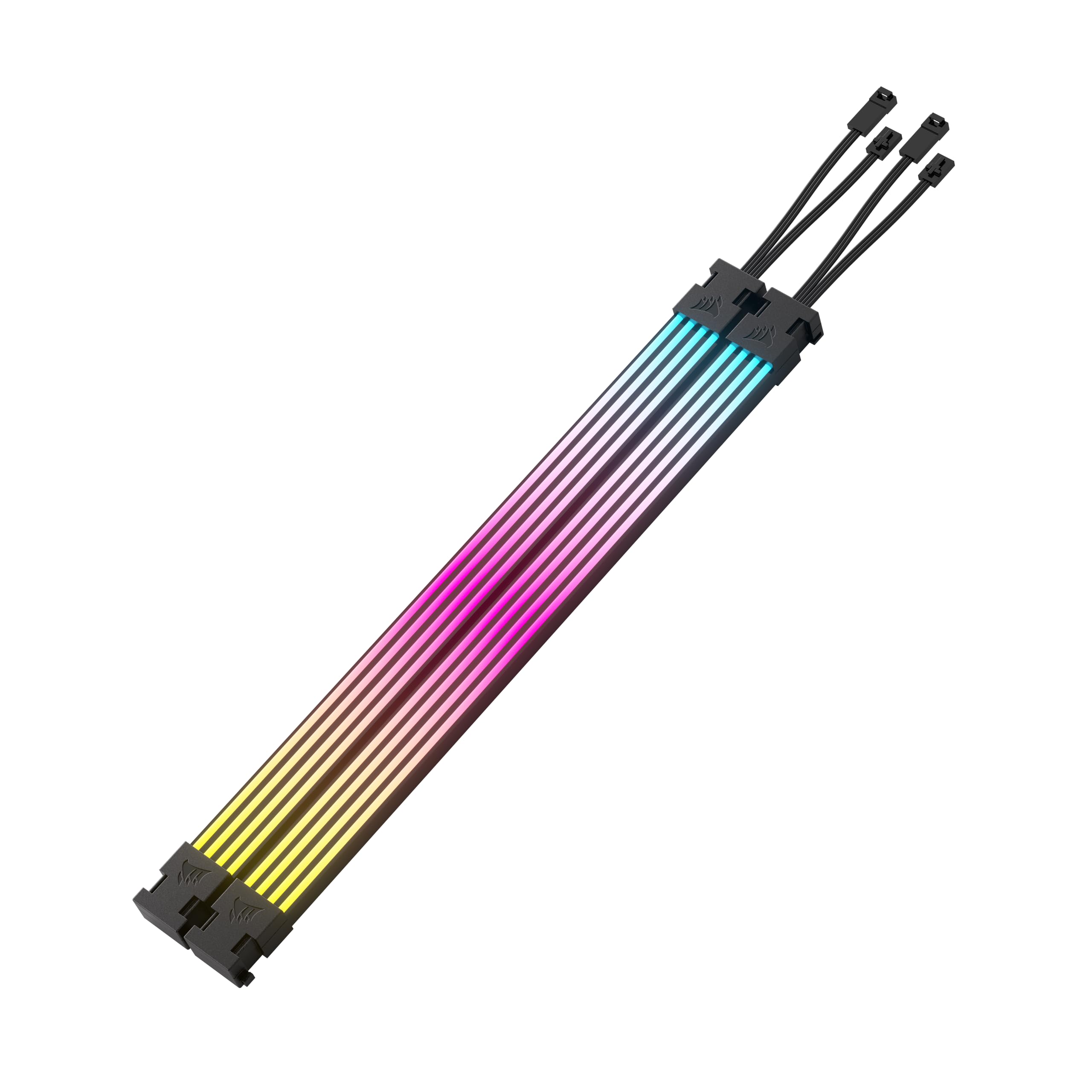 corsair-icue-argb-psu-cable-strips-2x-200mm-100-rgb-leds-per-strip-5v-argb-heade image 1
