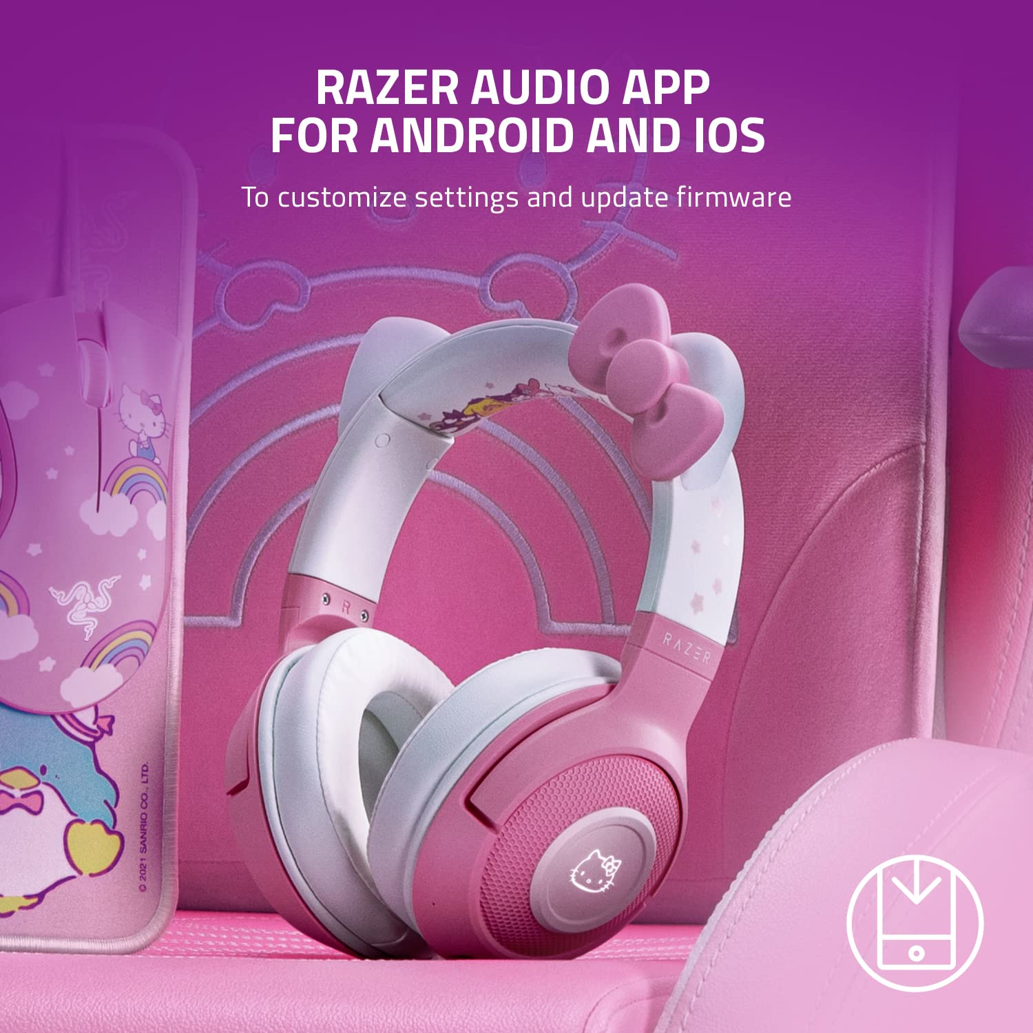 razer-kraken-bt-hello-kitty-friends-edition-wireless-bluetooth-headset-40mm-driv image 7